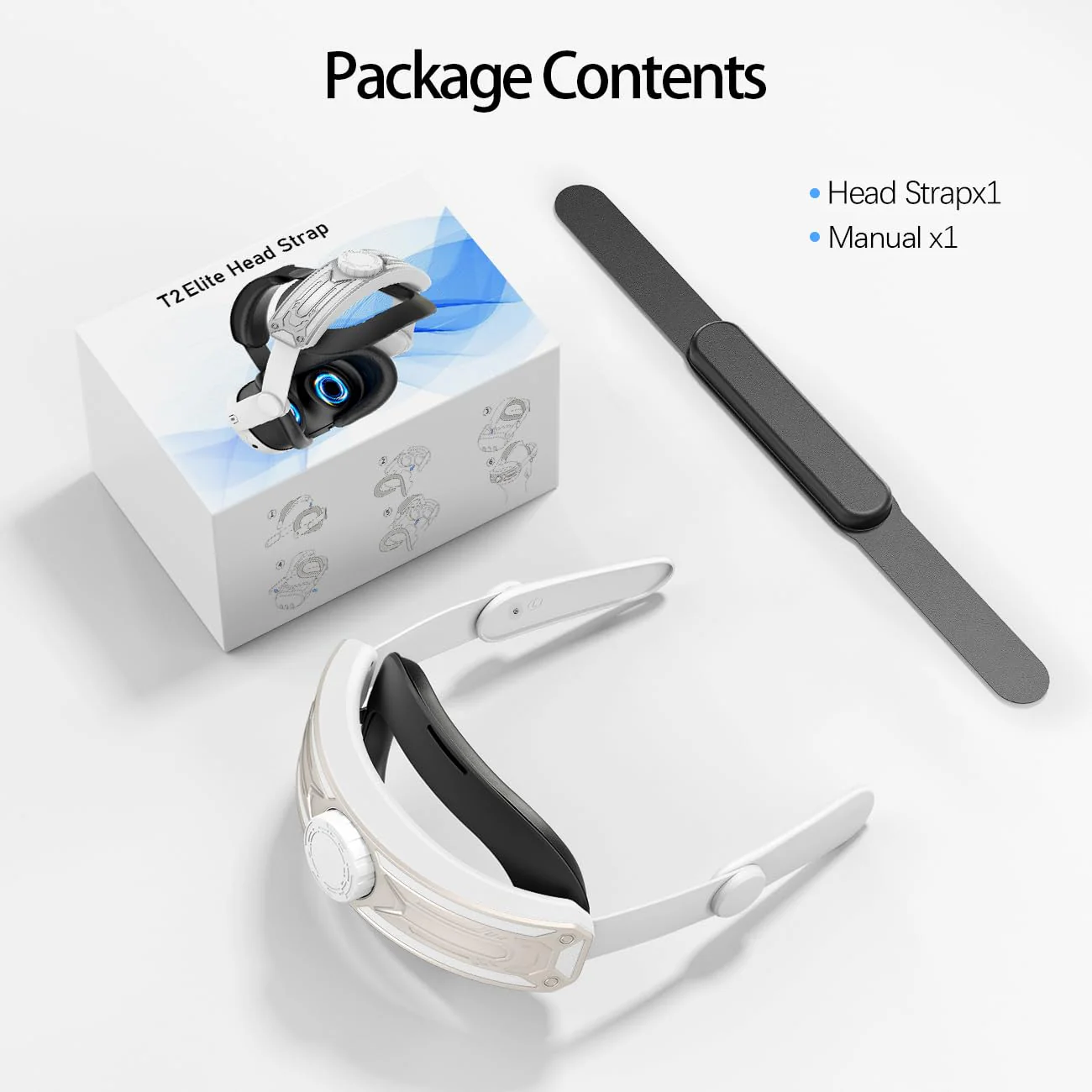 Head Strap for Meta Quest 2 VR Headset Elite Strap Adjustable Soft Cushion Headstrap Oculus Quest 2 Replacement for Virtual Reality - Image 8