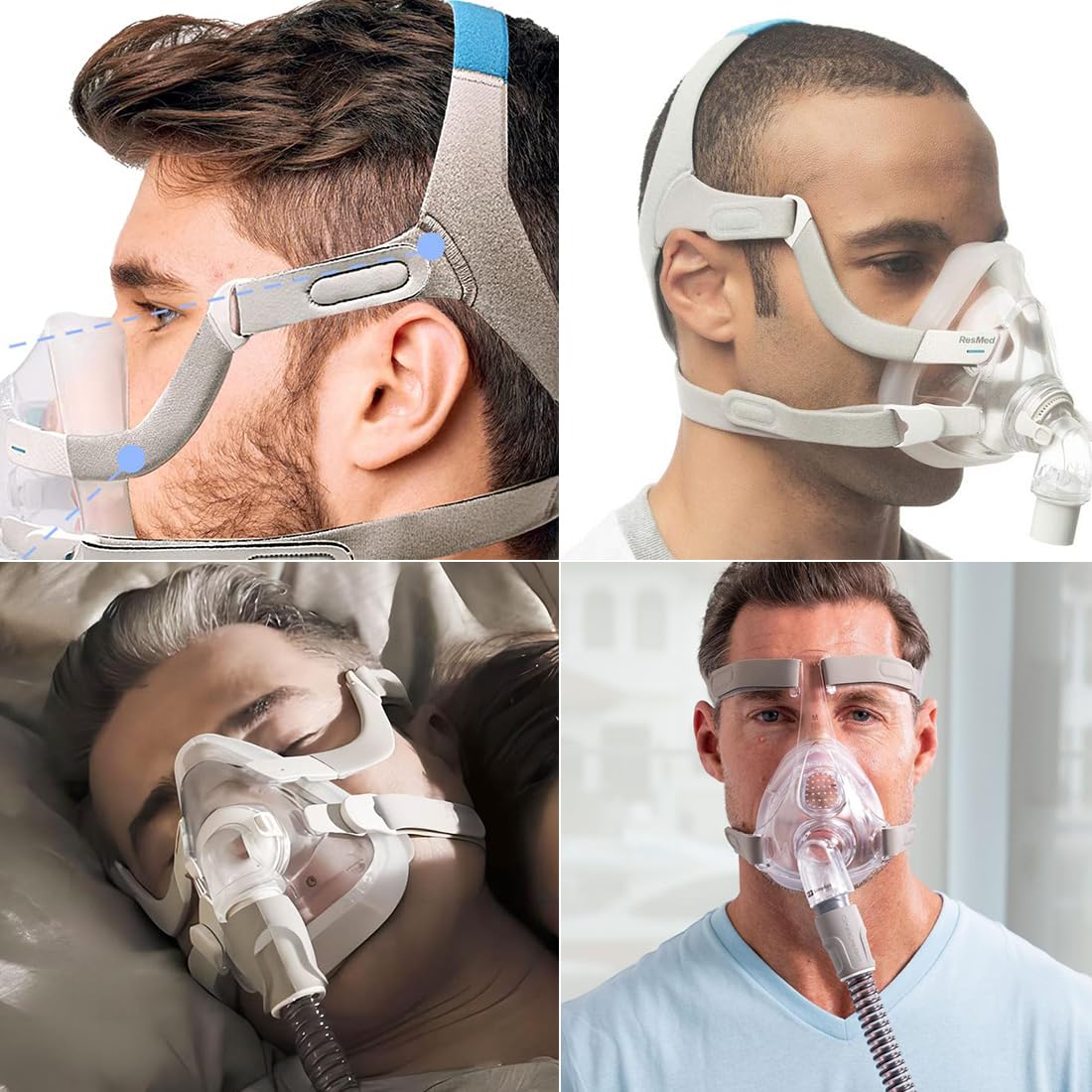 Headgear CPAP F20 Headband Compatible with Resmed Airfit F20 CPAP Mask CPAP Mask Accessories Unisex CPAP Replacement Headband (Mask Not Included) - Image 6