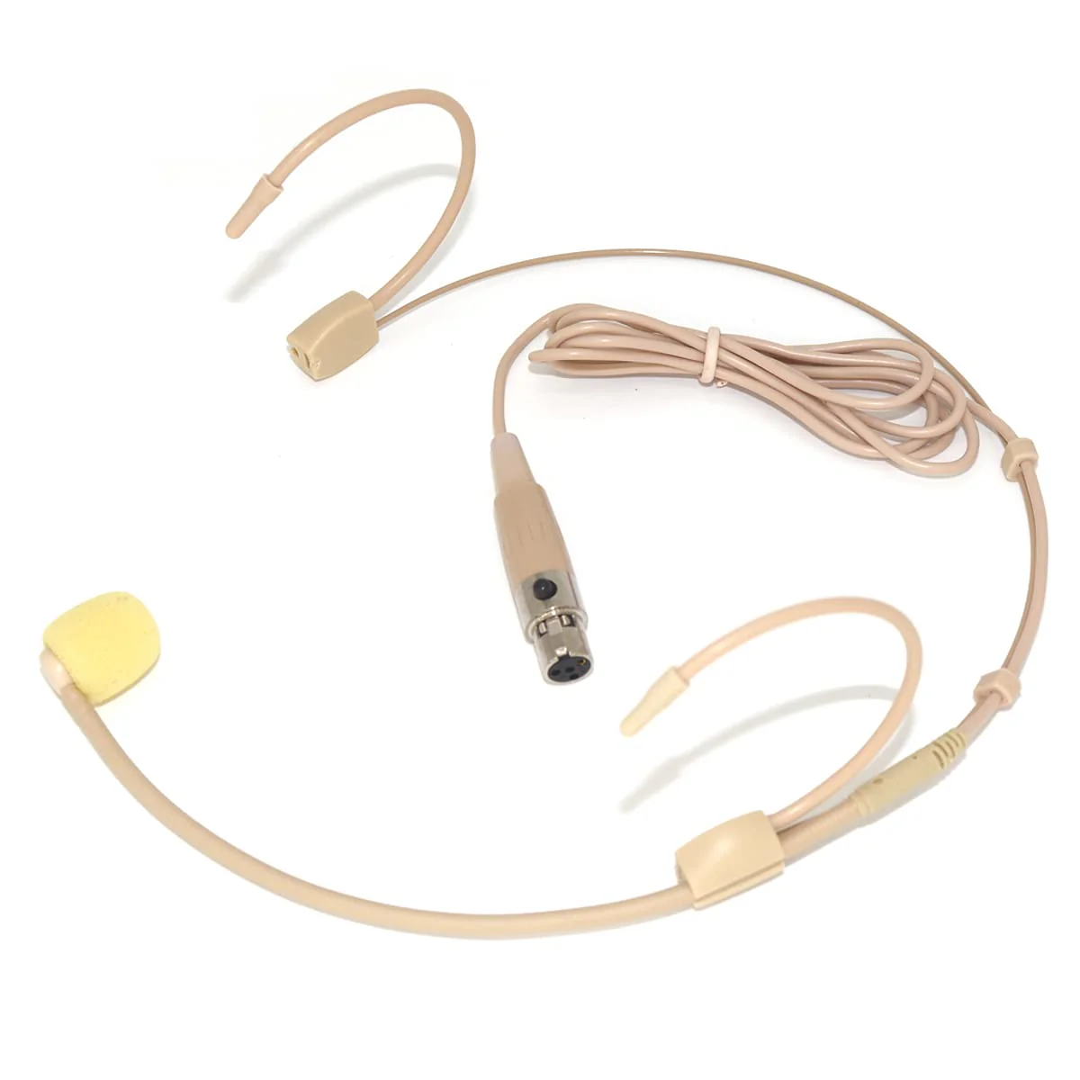 Headset Microphone Double Over Ear Earset Headworn Mic Condenser Cardioid Compatible with Shure Wireless System Bodypack Transmitter Mini 4 Pin XLR TA4F Plug - Image 7