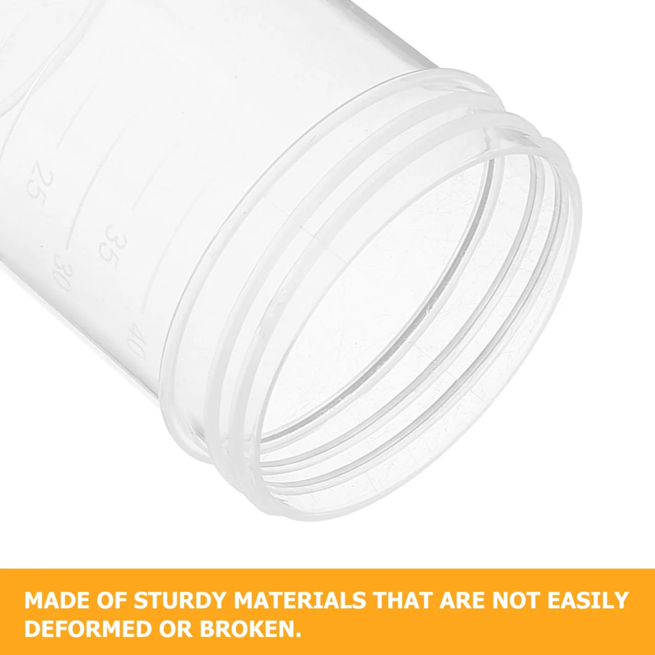 Healifty 50 Pcs Screw On Sample Cups with Spoon Stool Sealed Container Sample Tube 40ml - Image 8