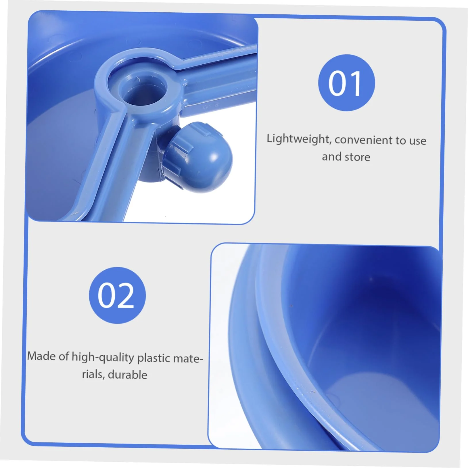 Healvian Tray Infusion Stand Infusion System Accessories Mobile Instrument Stand Infusion Stand Accessories Plastic Tray Storage Tray for Perfusion Support Rounds - Image 2