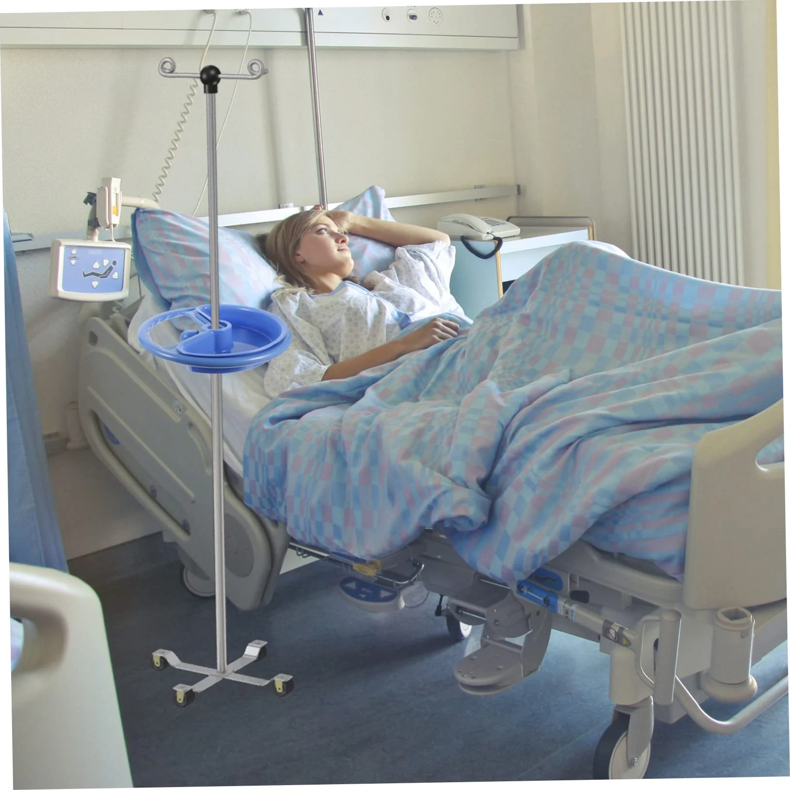 Healvian Tray Infusion Stand Infusion System Accessories Mobile Instrument Stand Infusion Stand Accessories Plastic Tray Storage Tray for Perfusion Support Rounds - Image 6