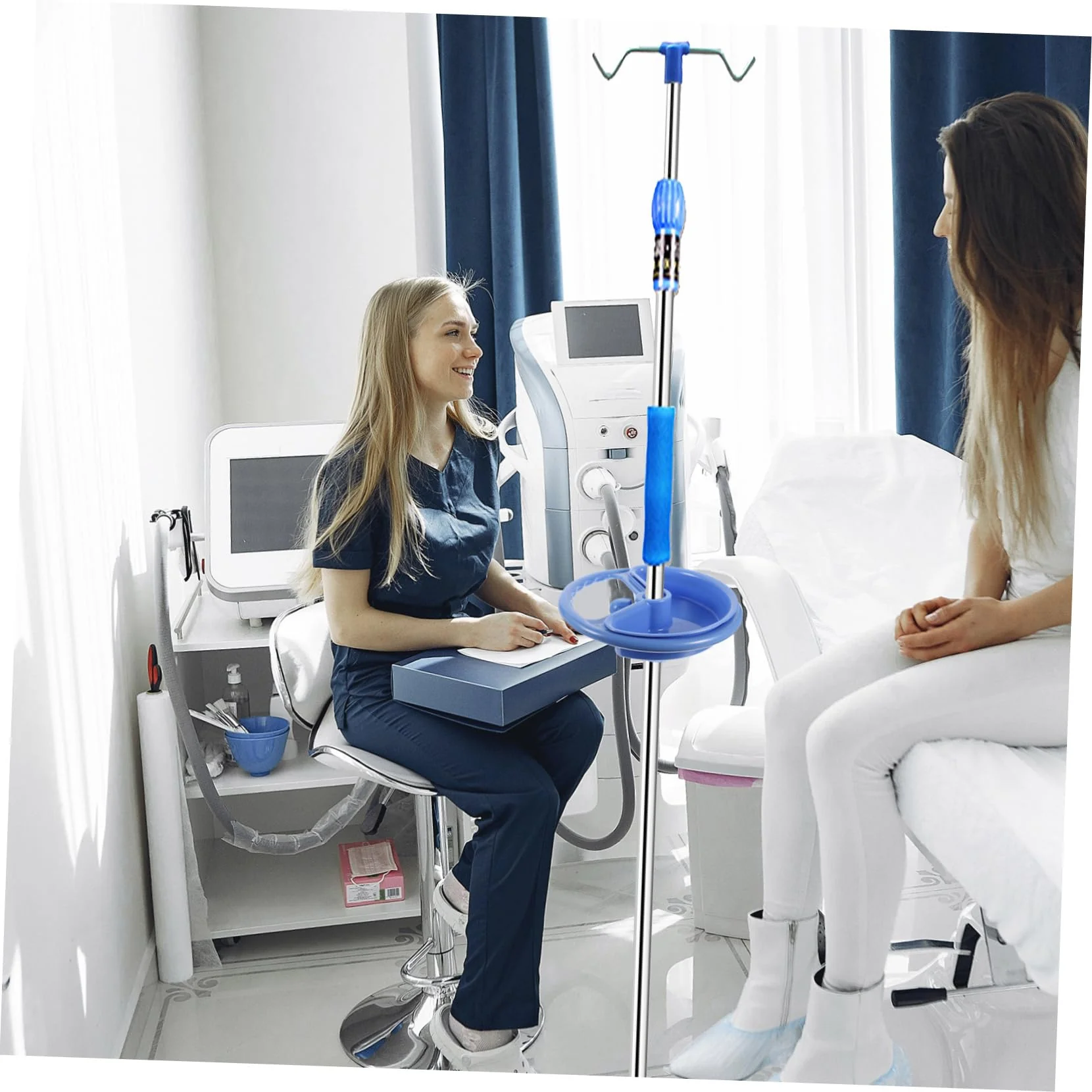 Healvian Tray Infusion Stand Infusion System Accessories Mobile Instrument Stand Infusion Stand Accessories Plastic Tray Storage Tray for Perfusion Support Rounds - Image 7