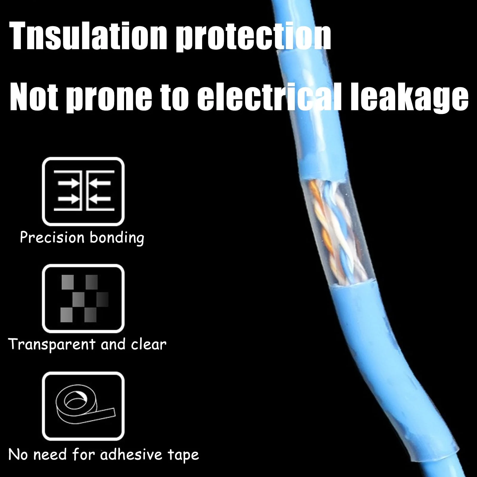 Heat Shrink Tube Set, Waterproof Heat Shrink Connectors in 6 Sizes, Transparent, Ideal for Electrical Insulation and Cable Repairs, Pack of 150 - Image 7