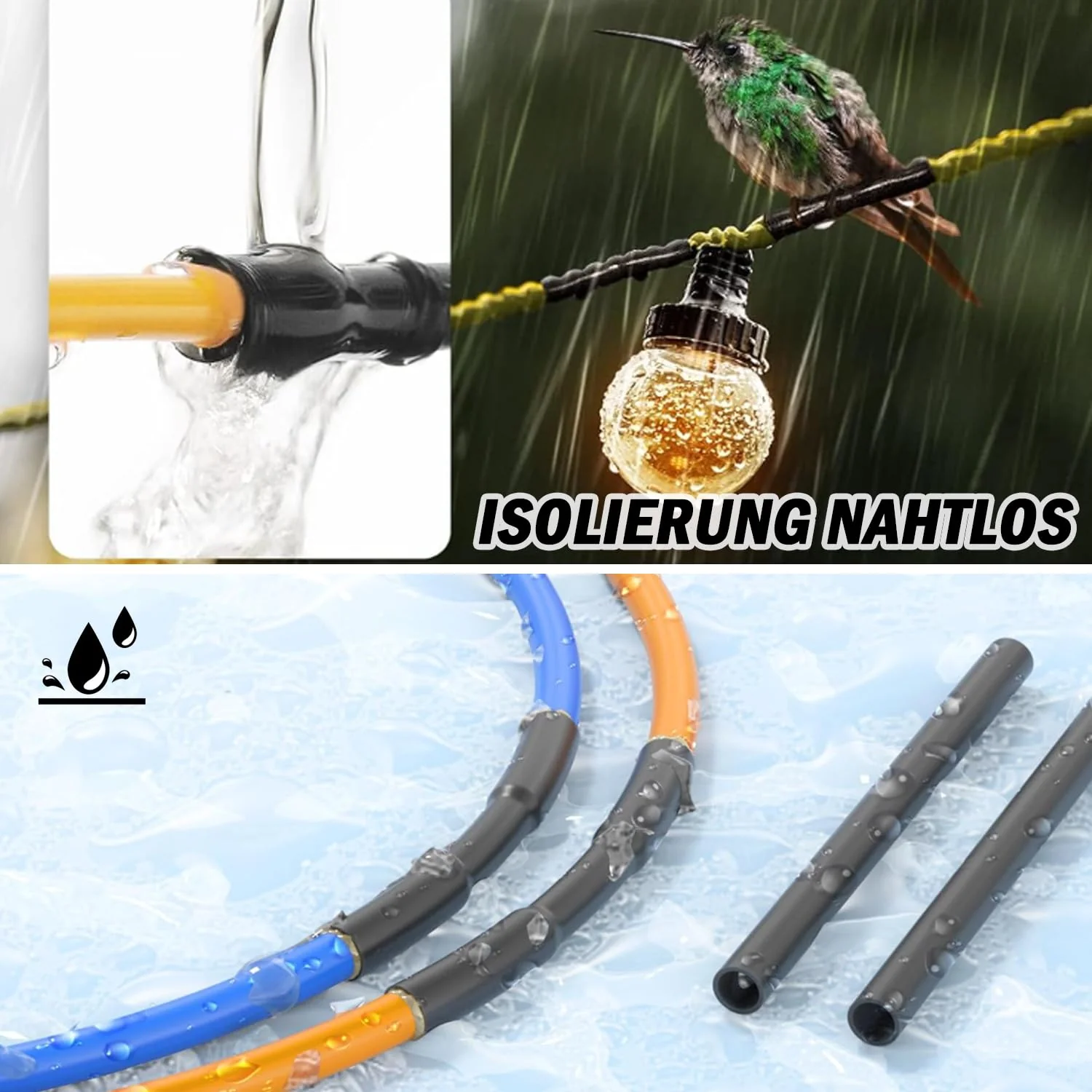 Heat Shrink Tubing, 270 Pieces, 3:1 Ratio, Adhesive Coated Heat Shrink Tubing, Marine Quality, 45 mm Length, Heat Shrink Connector, Waterproof, Perfect for Home, Automotive, Industry, - Image 6