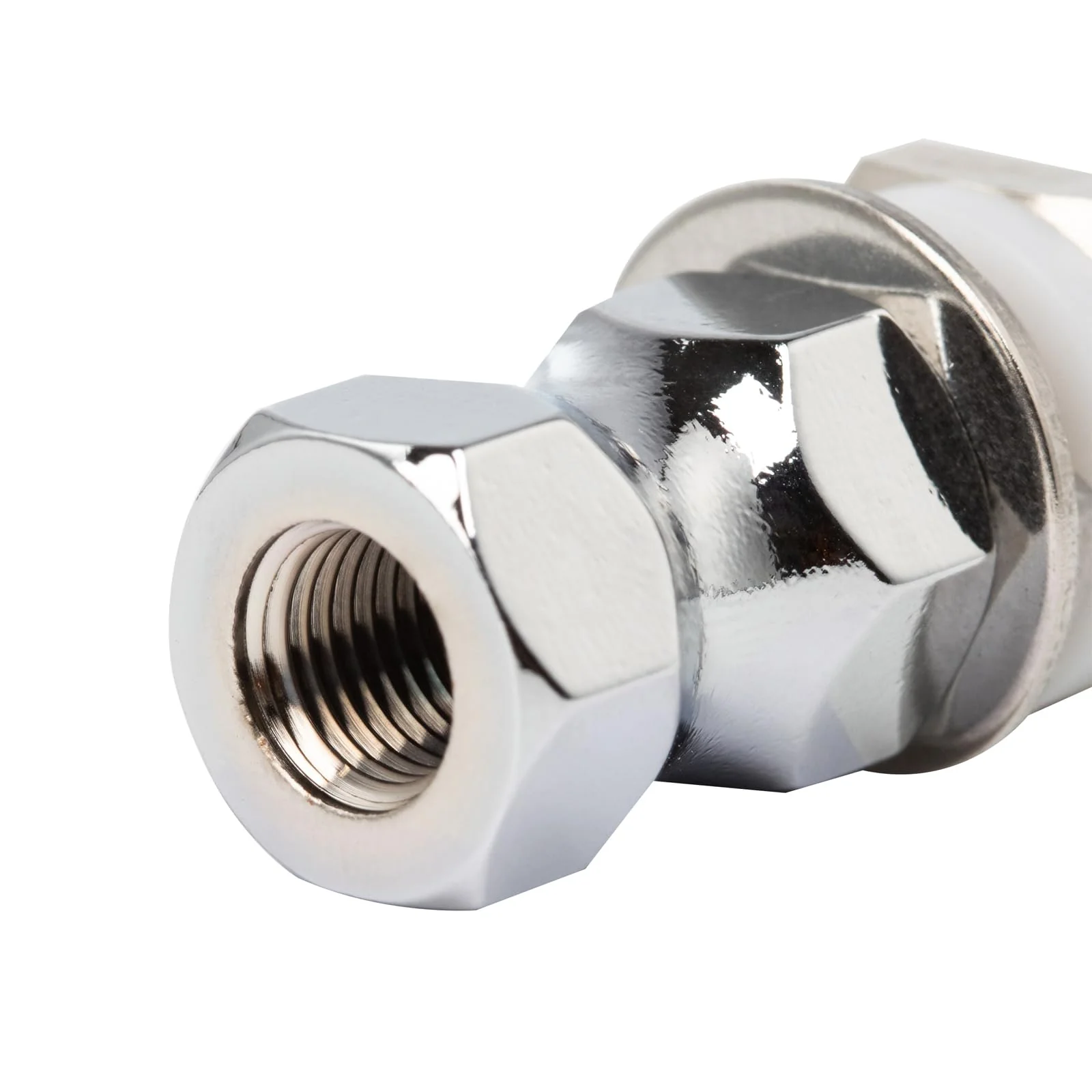 Heavy Duty SO-239 Stud Mount for CB Radio Antenna Standard 3/8 x 24 Threaded Antenna Stud Mount Adapter CB SO239 Stud Mount for Any 1/2" Hole Silver - Image 5