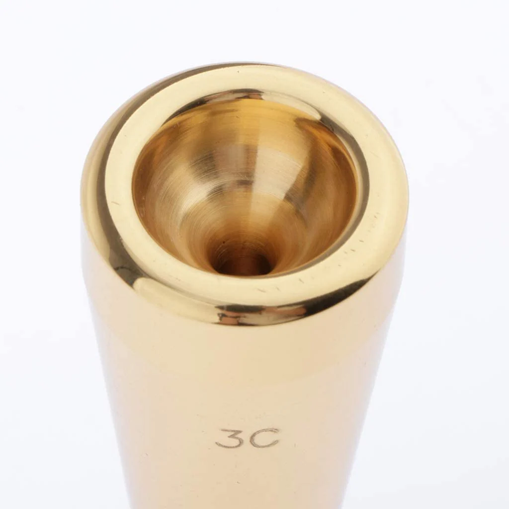 Heavy-Duty Trumpet Mouthpiece 3C Mouthpiece Compatible for Professional Players 9.8mm Outer Diameter - Image 4