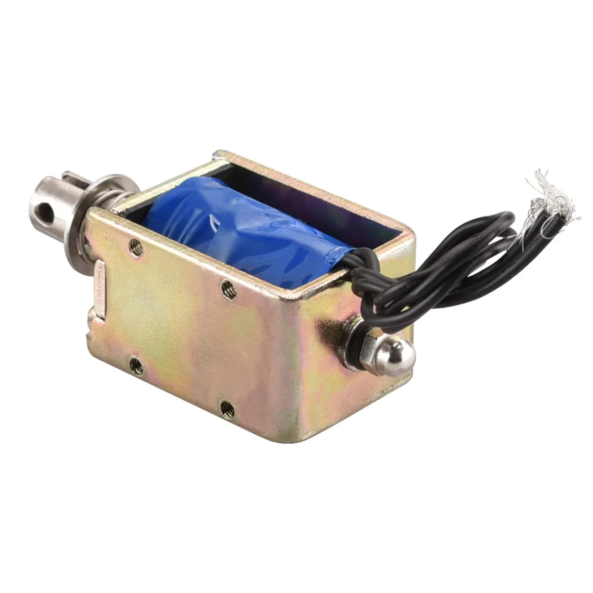 Hechen Solenoid Coil Electromagnetic Net HS-1240S DC12V 1.6A 25N 10mm Hub Push Pull Type Open Frame Door Lock - Image 5