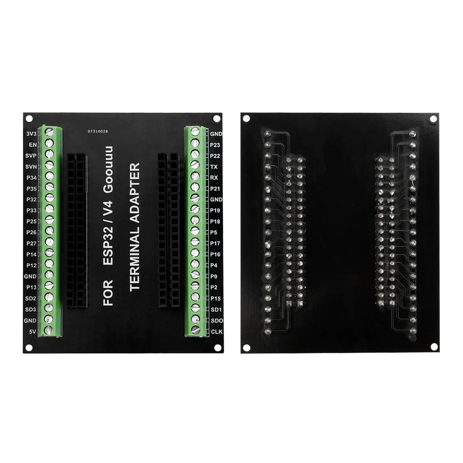 Heemol Pack of 3 for ESP32 GPIO Breakout Board for 38PIN 25.5mm for ESP32 Development Board Expansion Board for ESP32 Breadboard Breakout board x 3 - Image 5