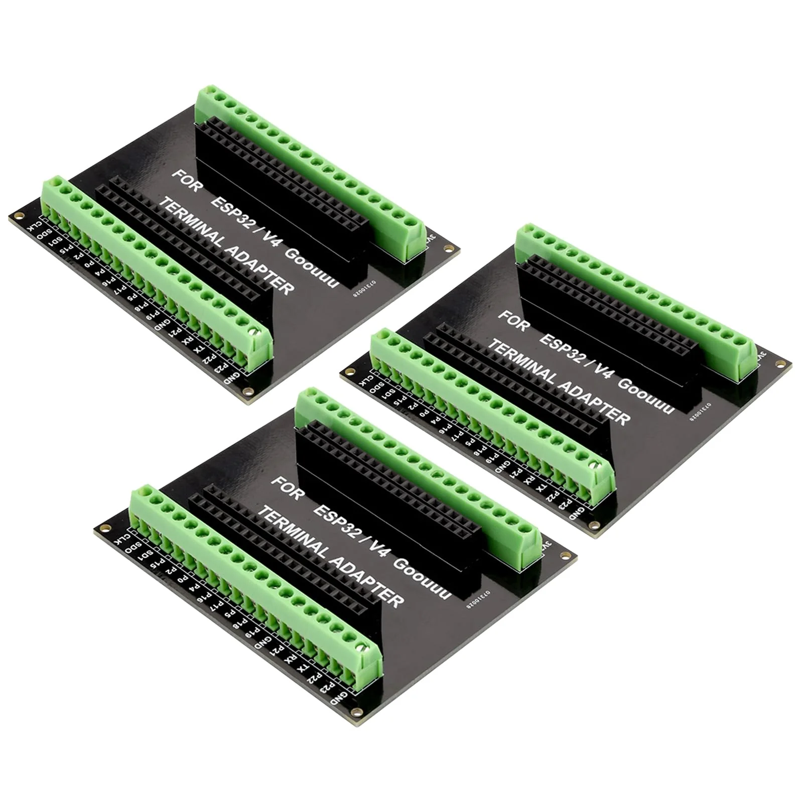 Heemol Pack of 3 for ESP32 GPIO Breakout Board for 38PIN 25.5mm for ESP32 Development Board Expansion Board for ESP32 Breadboard Breakout board x 3 - Image 6