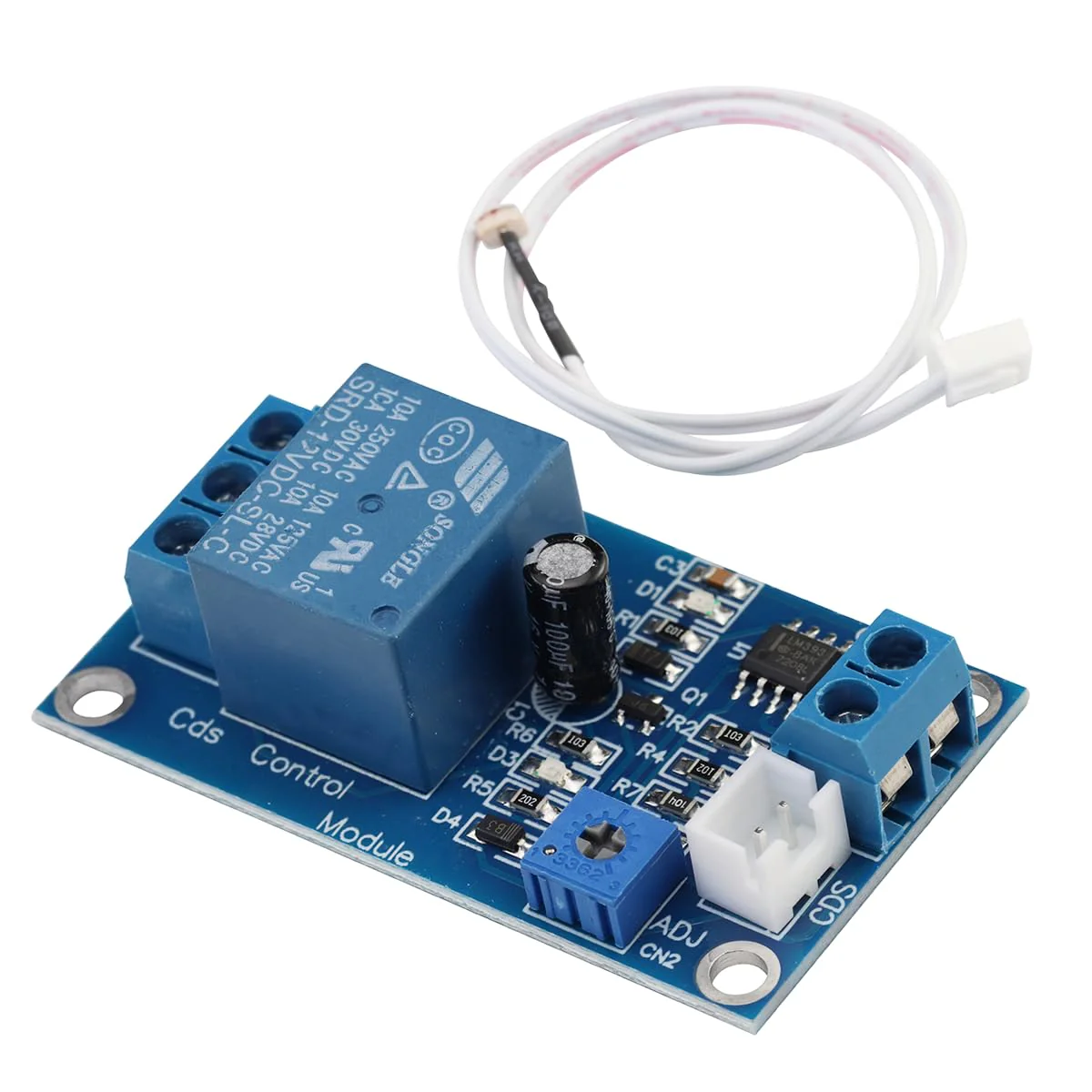 Heevhas 3pcs DC 12V XH-M131 Light Control Module Light Control Relay Light Switch Light Sensitive Resistance Module Detection Sensors Automatic Light Switch with Cable - Image 2