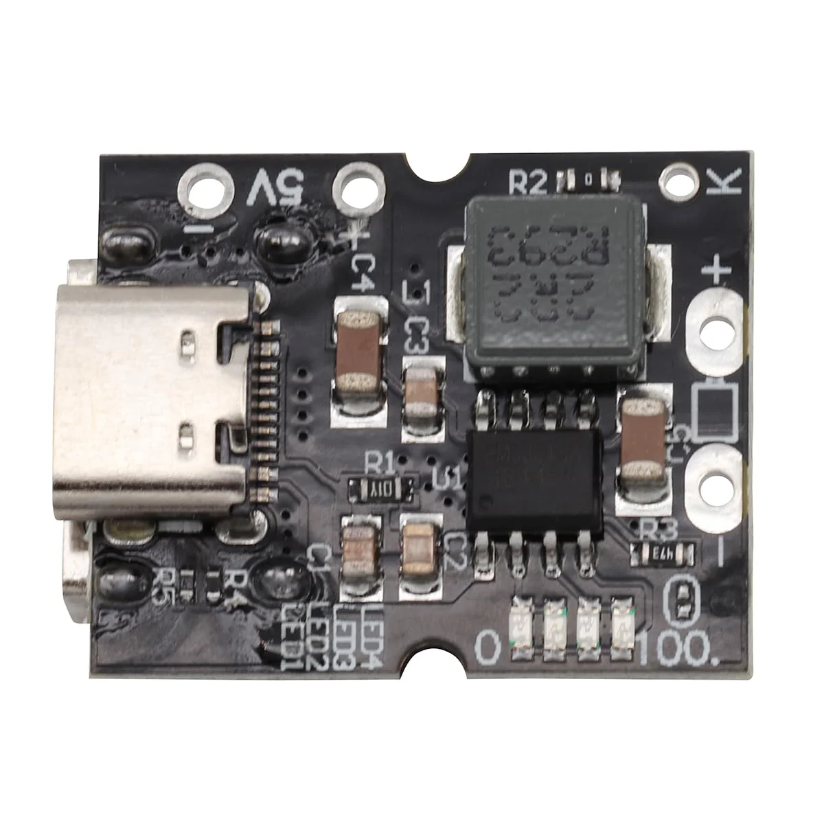 Heevhas 5V 2A Type-C USB Boost Step-Up Power Supply Module High Precision Lithium Battery Charging Protection Converter Boost Integrated Discharge Module (Pack of 3) - Image 3
