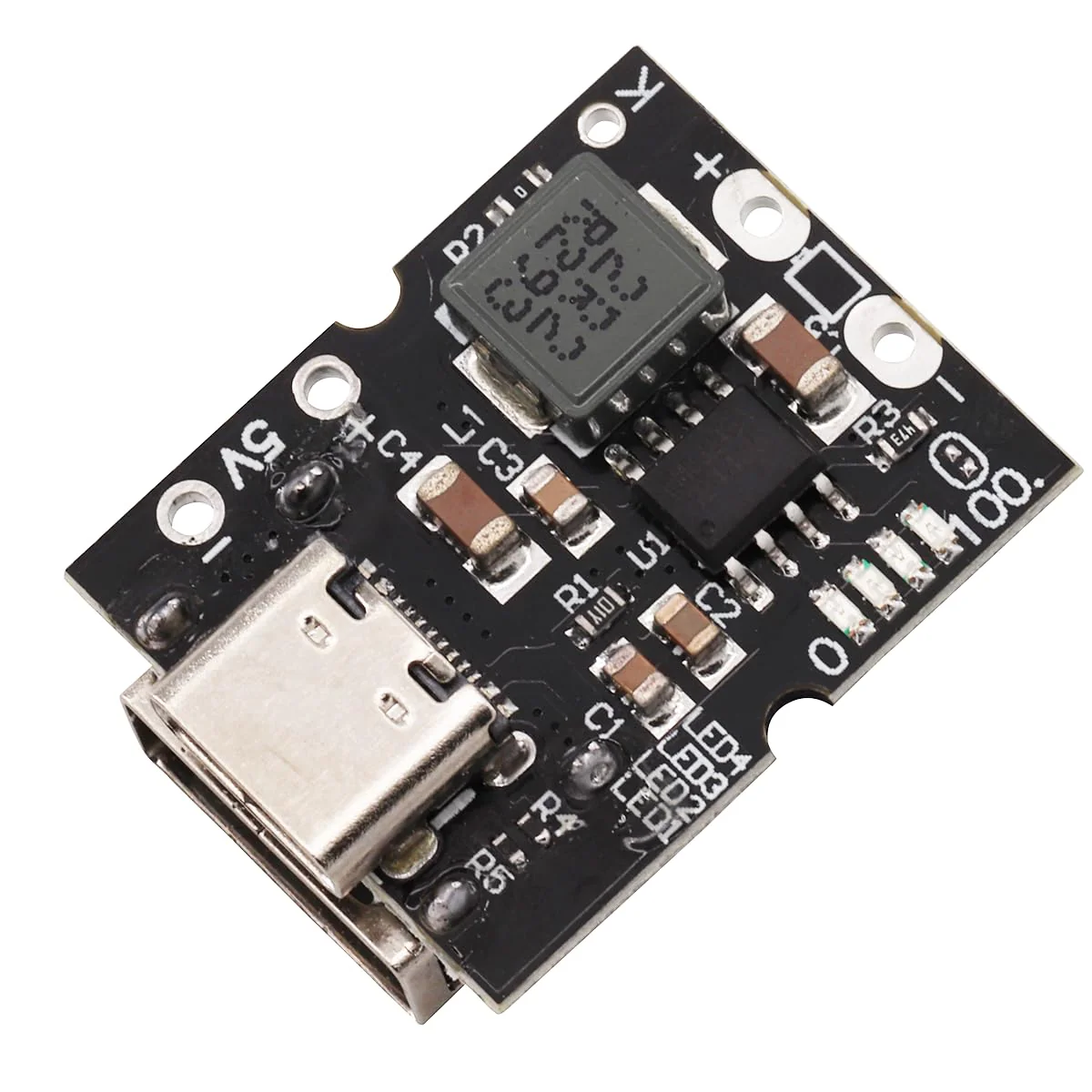 Heevhas 5V 2A Type-C USB Boost Step-Up Power Supply Module High Precision Lithium Battery Charging Protection Converter Boost Integrated Discharge Module (Pack of 3) - Image 4