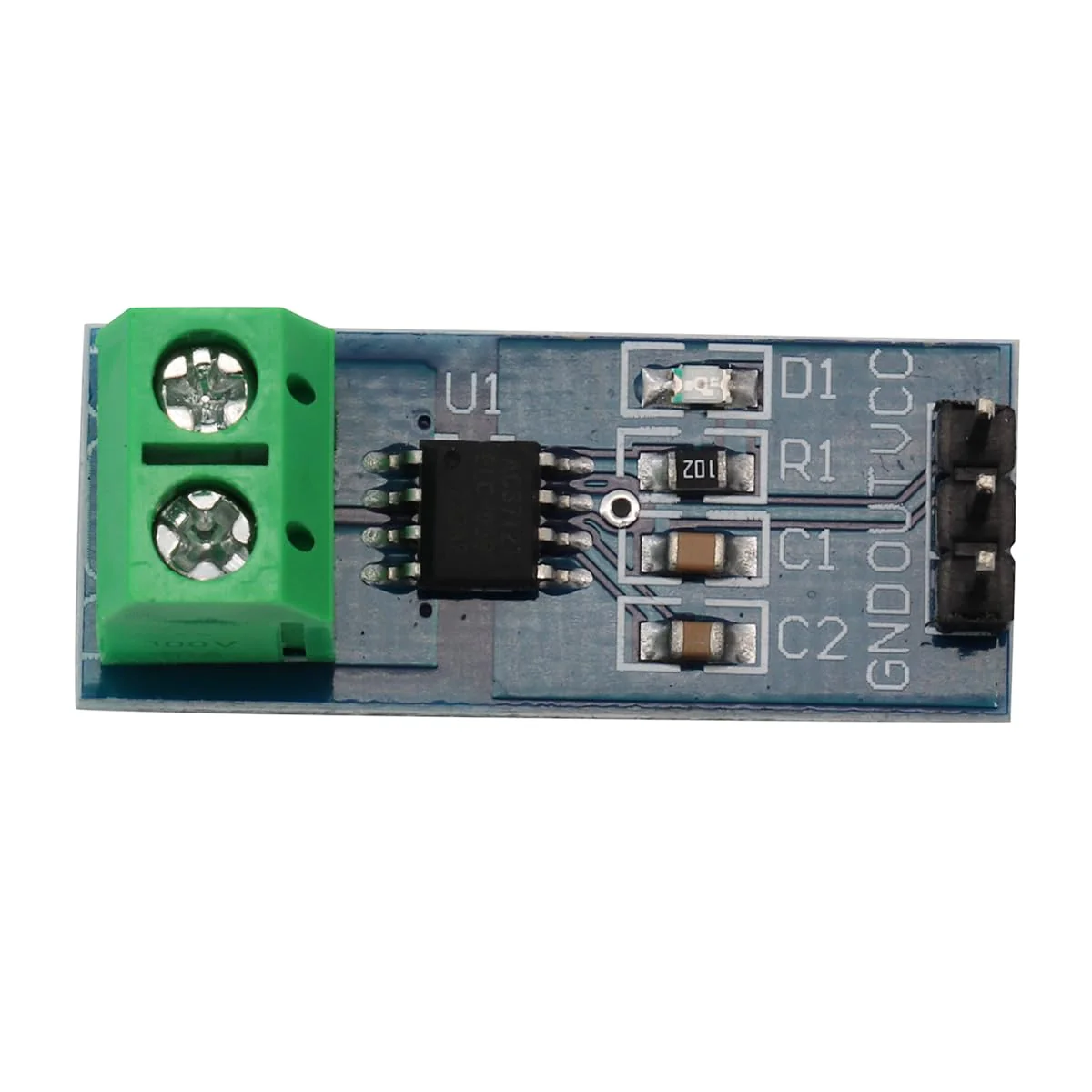 Heevhas ACS712 5A ACS712ELC-05B Current Sensor Module Hall Current Sensor Range Module for Arduino (Pack of 2) 2 x 5 A - Image 2