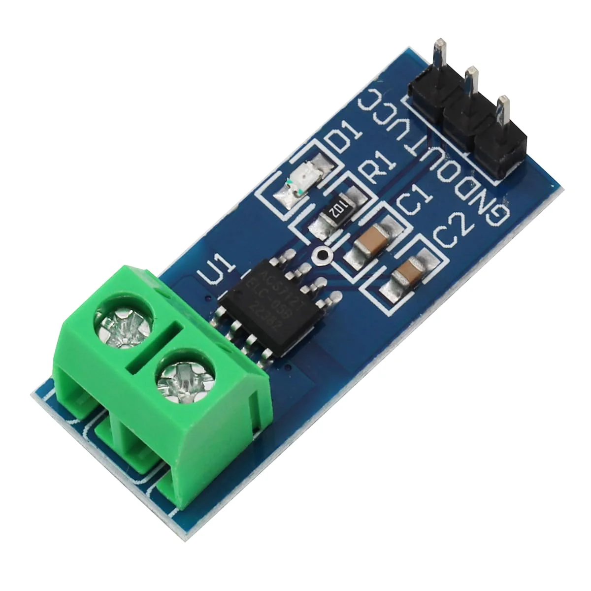 Heevhas ACS712 5A ACS712ELC-05B Current Sensor Module Hall Current Sensor Range Module for Arduino (Pack of 2) 2 x 5 A - Image 6
