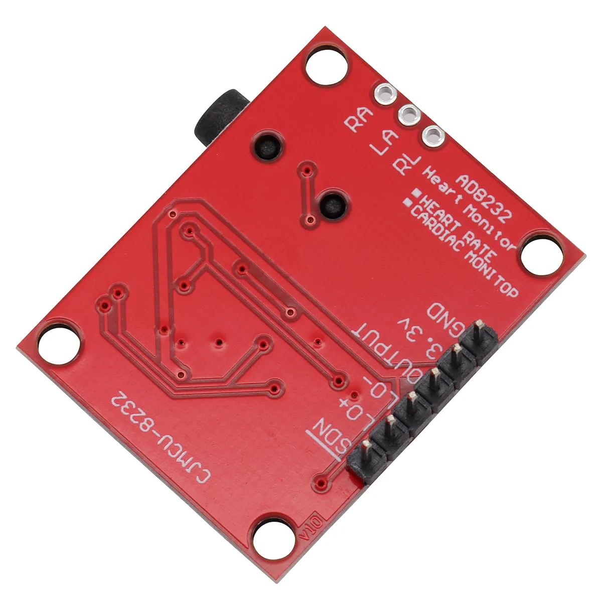 Heevhas ECG Module AD8232 ECG Measurement Pulse Heart Rate Monitor Module Kit ECG Monitoring Sensor with Cable - Image 7