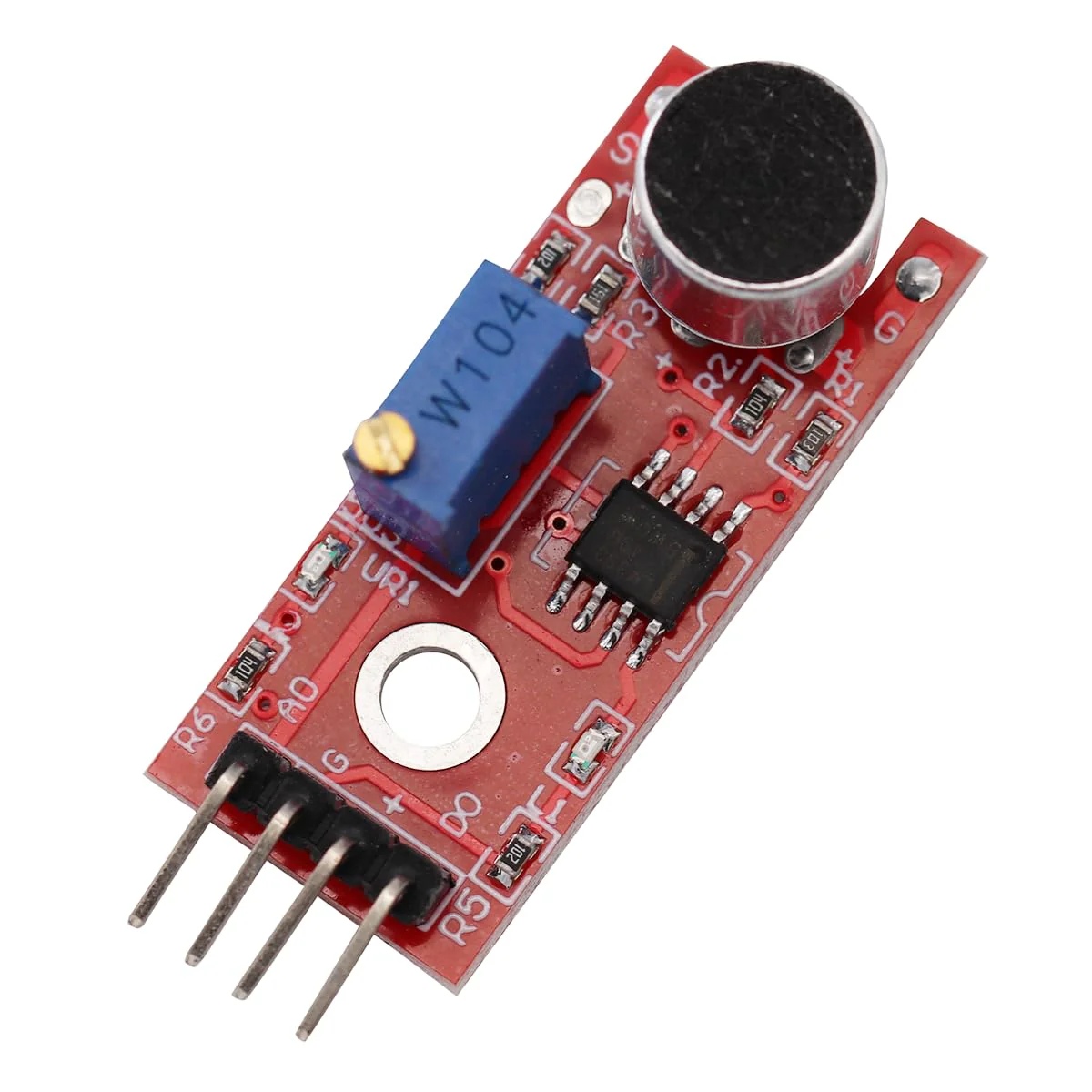 Heevhas KY-037 4 Pin Voice Recognition Sensor Module Sound Recognition Module Microphone Transmitter for Intelligent Robot Car Kits with Cable (Pack of 3) - Image 2