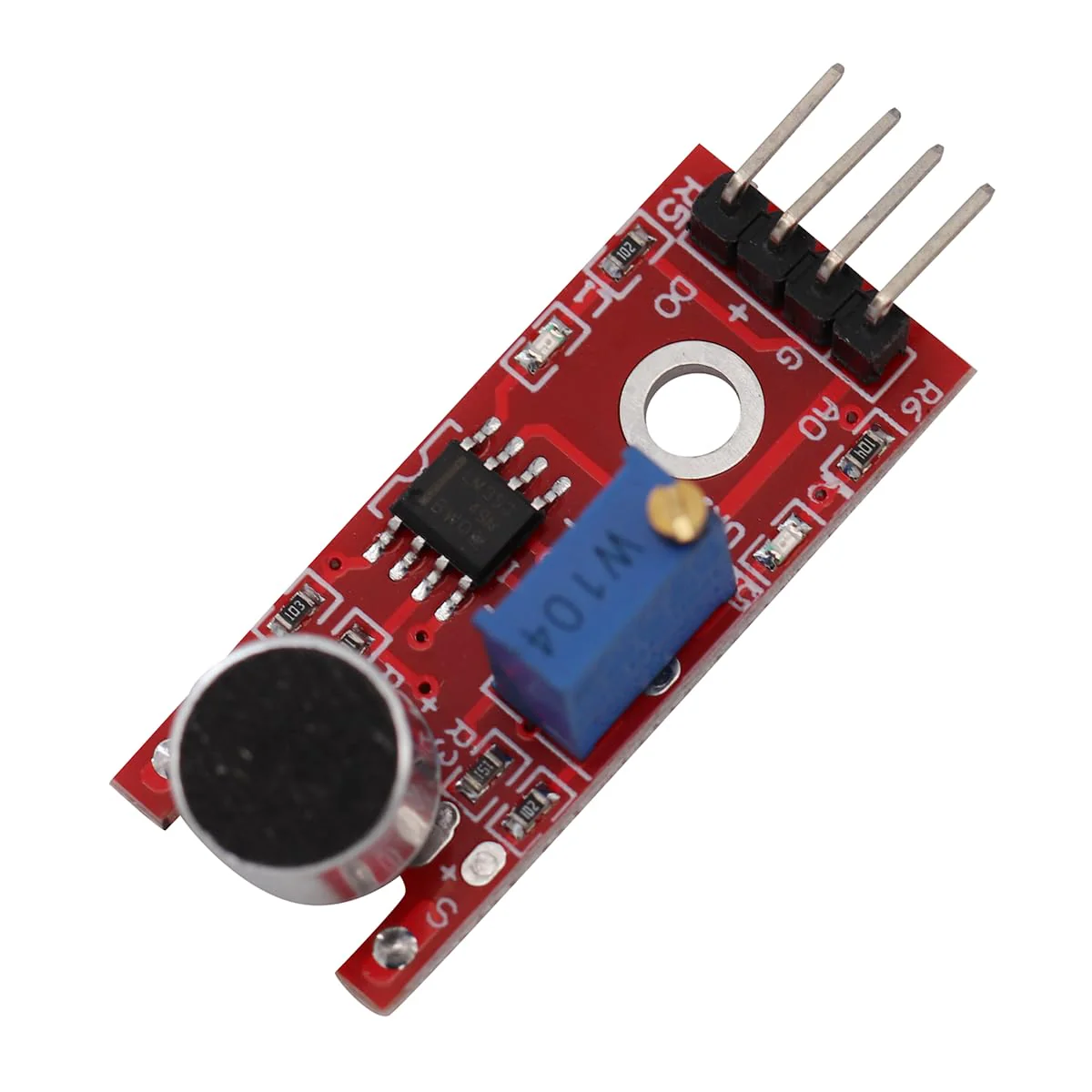 Heevhas KY-037 4 Pin Voice Recognition Sensor Module Sound Recognition Module Microphone Transmitter for Intelligent Robot Car Kits with Cable (Pack of 3) - Image 3