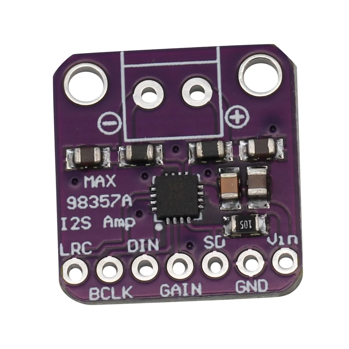 Heevhas MAX98357 Audio Power Amplifier Module I2S Class D Filterless Audio Amplifier Board for Raspberry Pi (Pack of 3) - Image 4