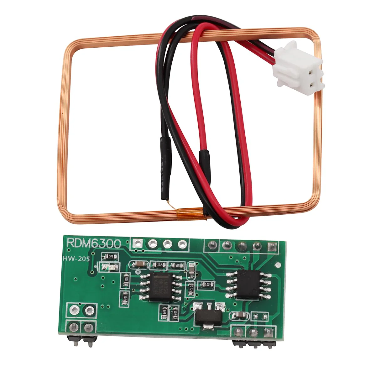 Heevhas RDM630 125 KHZ EM4100 Radio Frequency Identification Reading Module Read Module UART Serial Output DC 5V (Pack of 2) - Image 3