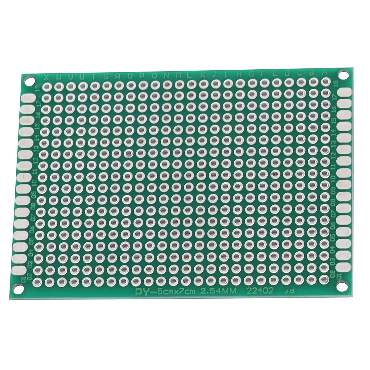 Heevhas Universal Board Double-Sided Circuit Boards Universal Circuit Board Hole Grid Board PCB 2x8 3x7 4x6 5x7 cm Prototype Kits PCB Board (Each Size 3 Pieces, Total 12 Pieces) 12PCS 2X8 3X7 4X6 5X7CM - Image 5
