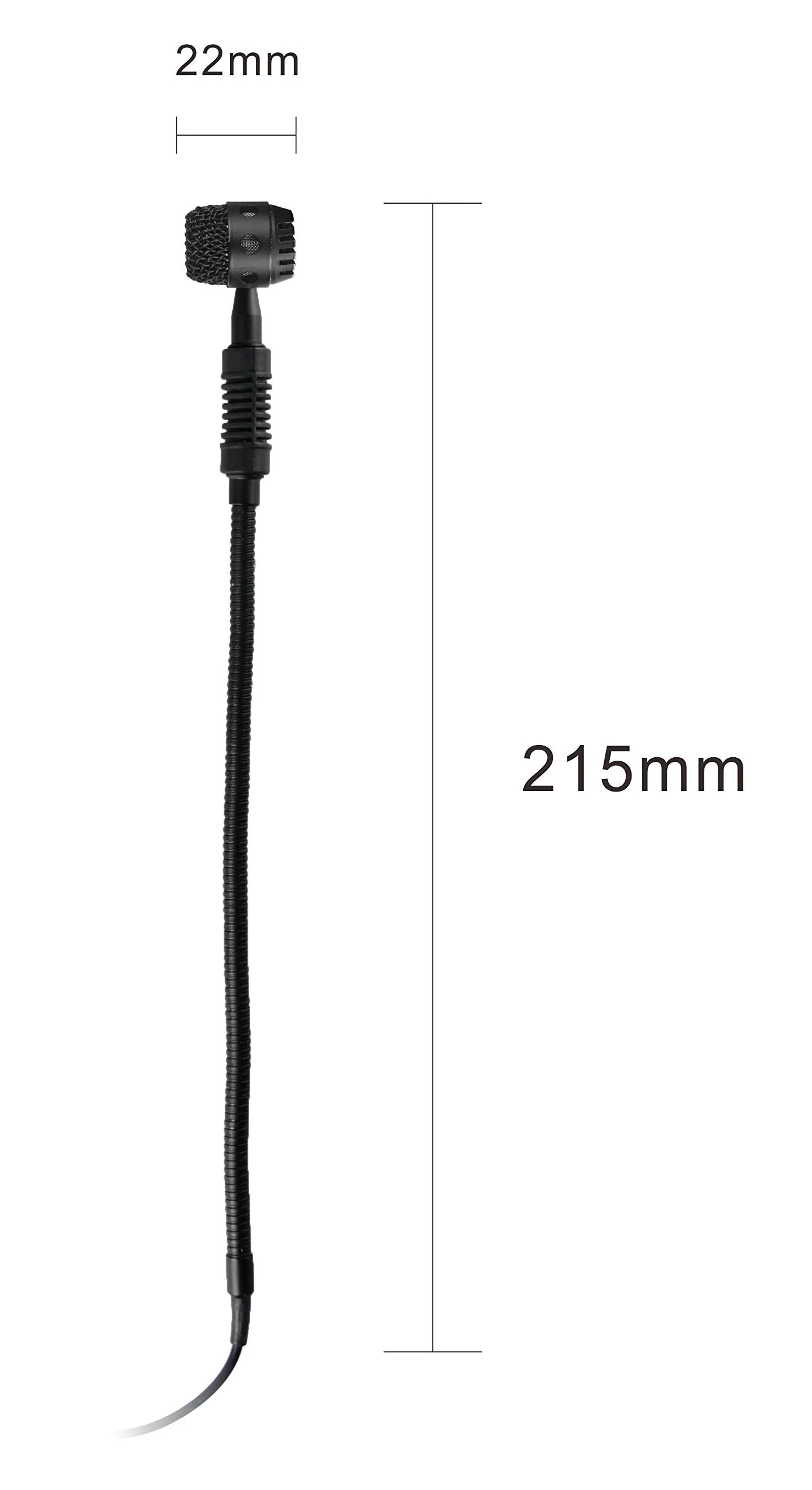 HEIMU Clip On Instrument Condenser Microphone + Universal Clip (for Flute) for Flute - Image 5