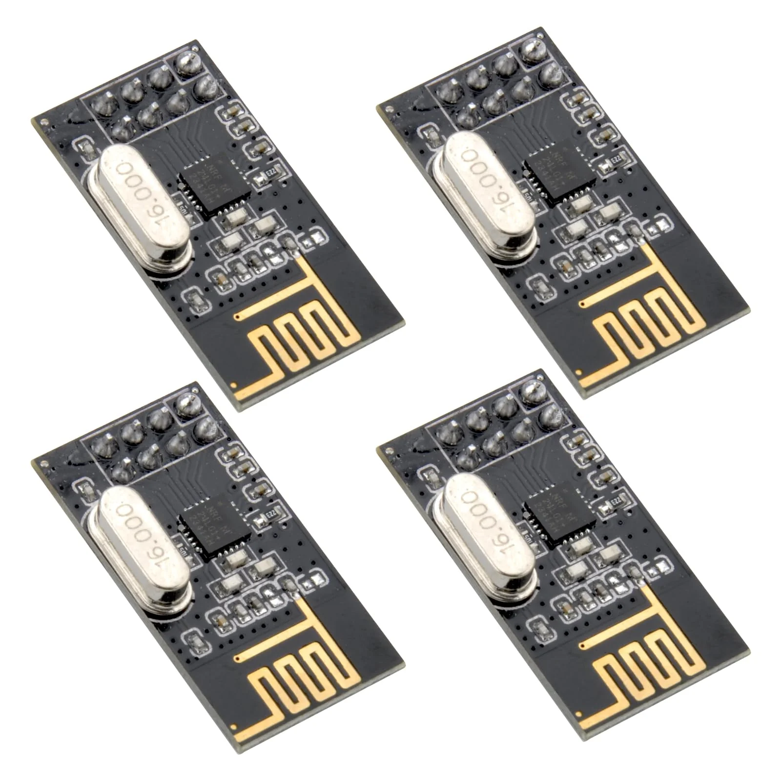 HENGBIRD 4 Pcs nRF24L01 + Wireless Transceiver Module NRF24L01 + 2.4G Wireless Transceiver Radio Transceiver Module RF PI ARM Model Wireless 200M Communication Module Upgrade - Image 7