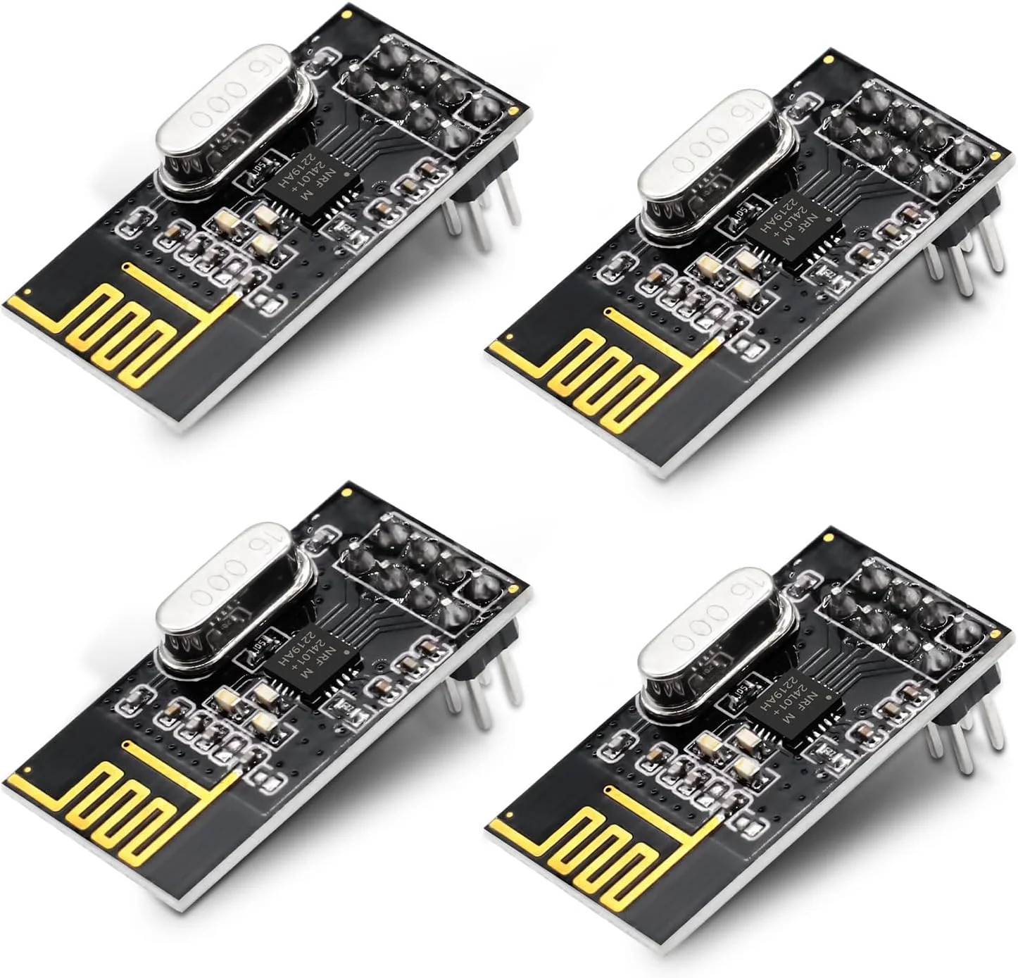 HENGBIRD 4 Pcs nRF24L01 + Wireless Transceiver Module NRF24L01 + 2.4G Wireless Transceiver Radio Transceiver Module RF PI ARM Model Wireless 200M Communication Module Upgrade - Image 8