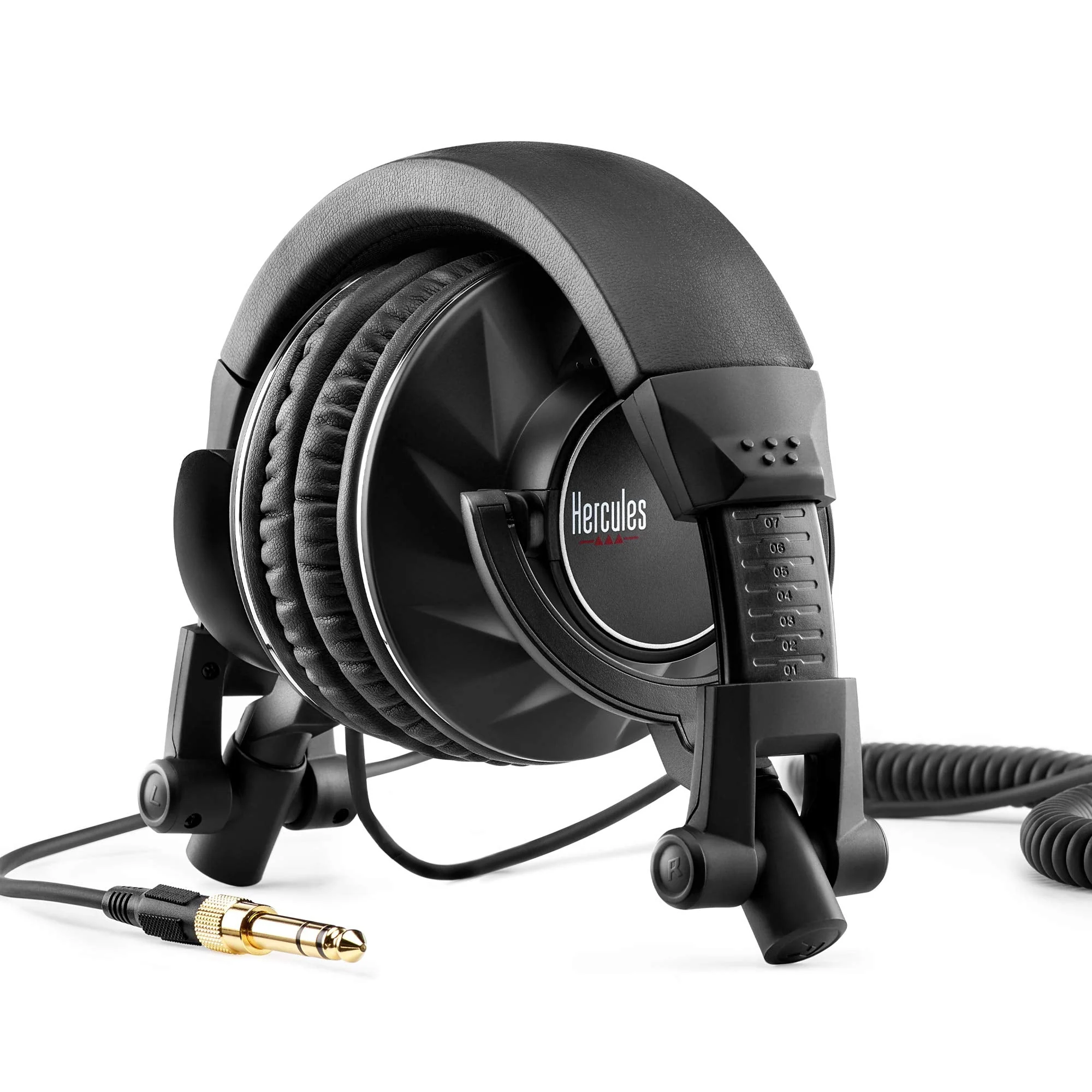 Hercules HDP DJ60 – Professional-Quality DJ Headphones - High Performance, Foldable and Comfortable,Black - Image 4