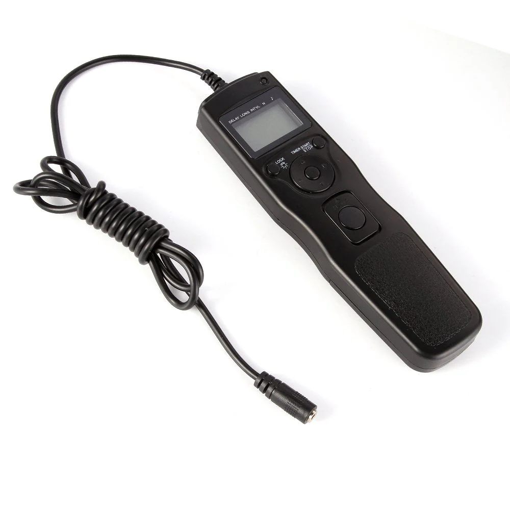 Hersmay LCD Timer Shutter Release Camera Remote Control For Canon EOS 2000D 1300D 70D 77D 80D 90D EOS R R6 Mark II R6 R7 R8 R10 RP R100 M5 M6 Mark II Rebel T7 T6 T5 T8i T7i T6i T6s T5i T4i SL3 SL2 SL1 - Image 2