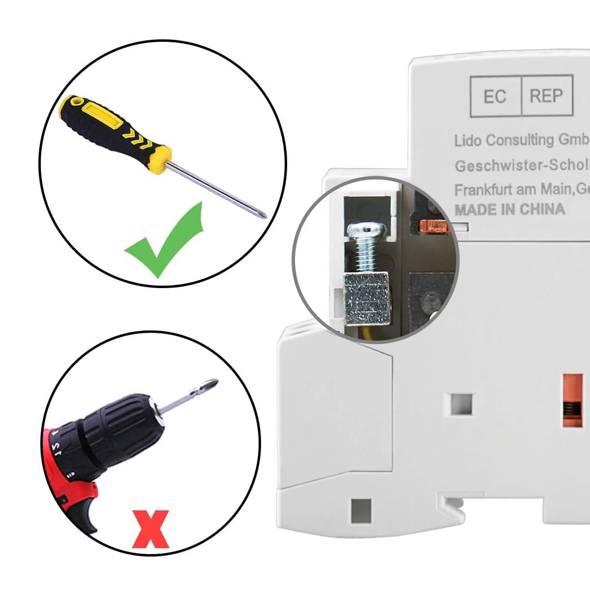 Heschen Household AC Contactor, CT1-16, Ie 16A, 2-Pole, Two Normal Open, DC 24 V Coil Voltage, 35 mm DIN Rail Mounting - Image 7