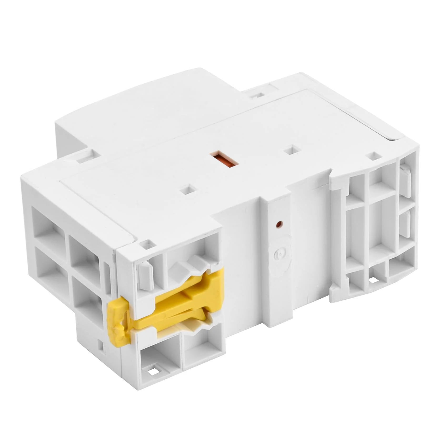 Heschen Modular Household AC Contactor, HS1-63M/11, 63A, 2 Pole, 1NO 1NC, 220VAC Coils, 35mm DIN Rail Mounting, with Manual Control Switch - Image 3