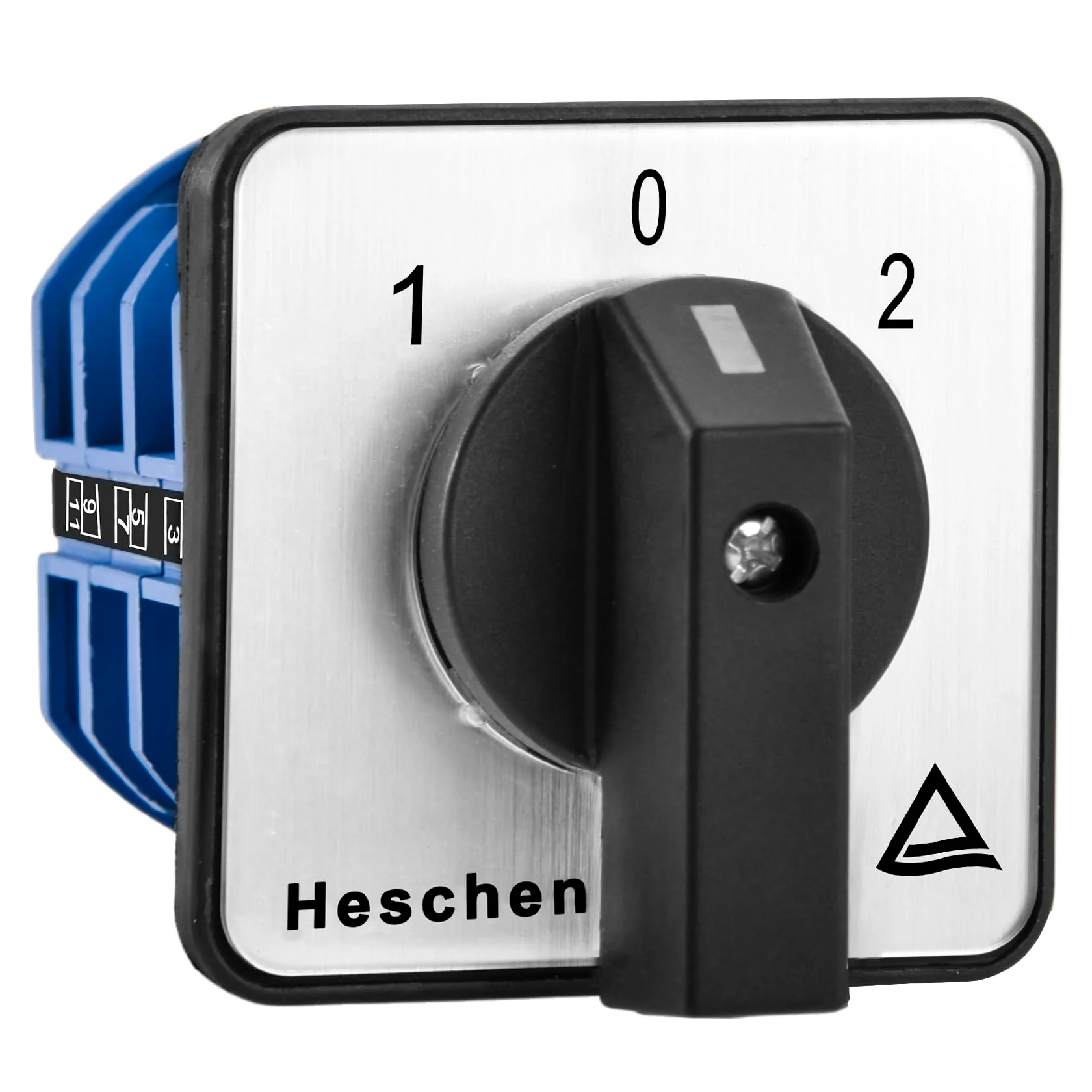 Heschen Universal Rotary Cam Selector Changeover Switch SZW26-63/D303.3 660V 63A ON-Off-ON 3 Position 3 Phase 12 Terminals CE