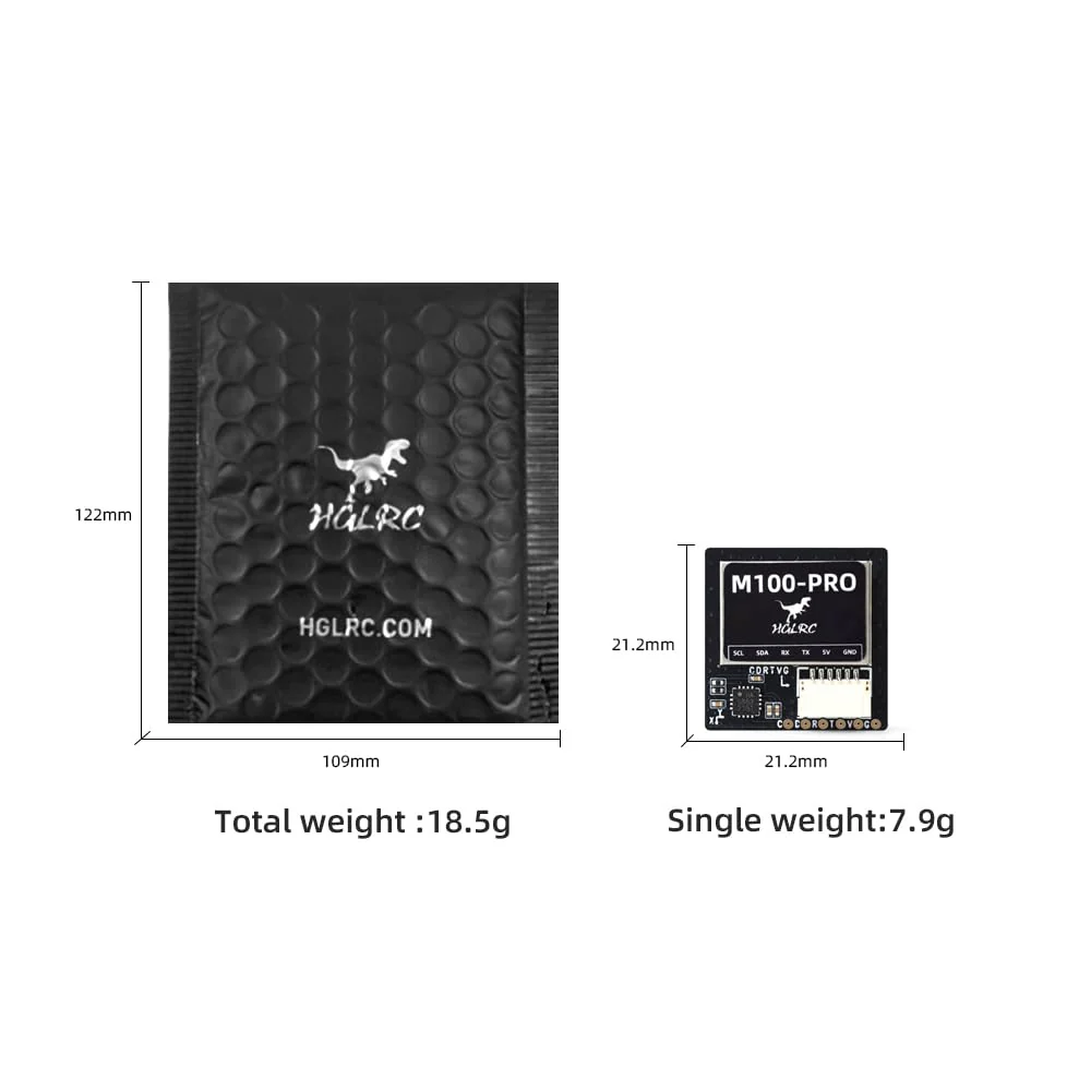 HGLRC M100 Pro GPS QMC5883L Compass Five-Mode Positioning Upgraded 10th Generation Chip Compatible with FPV Fixed-Wing UAV - Image 4