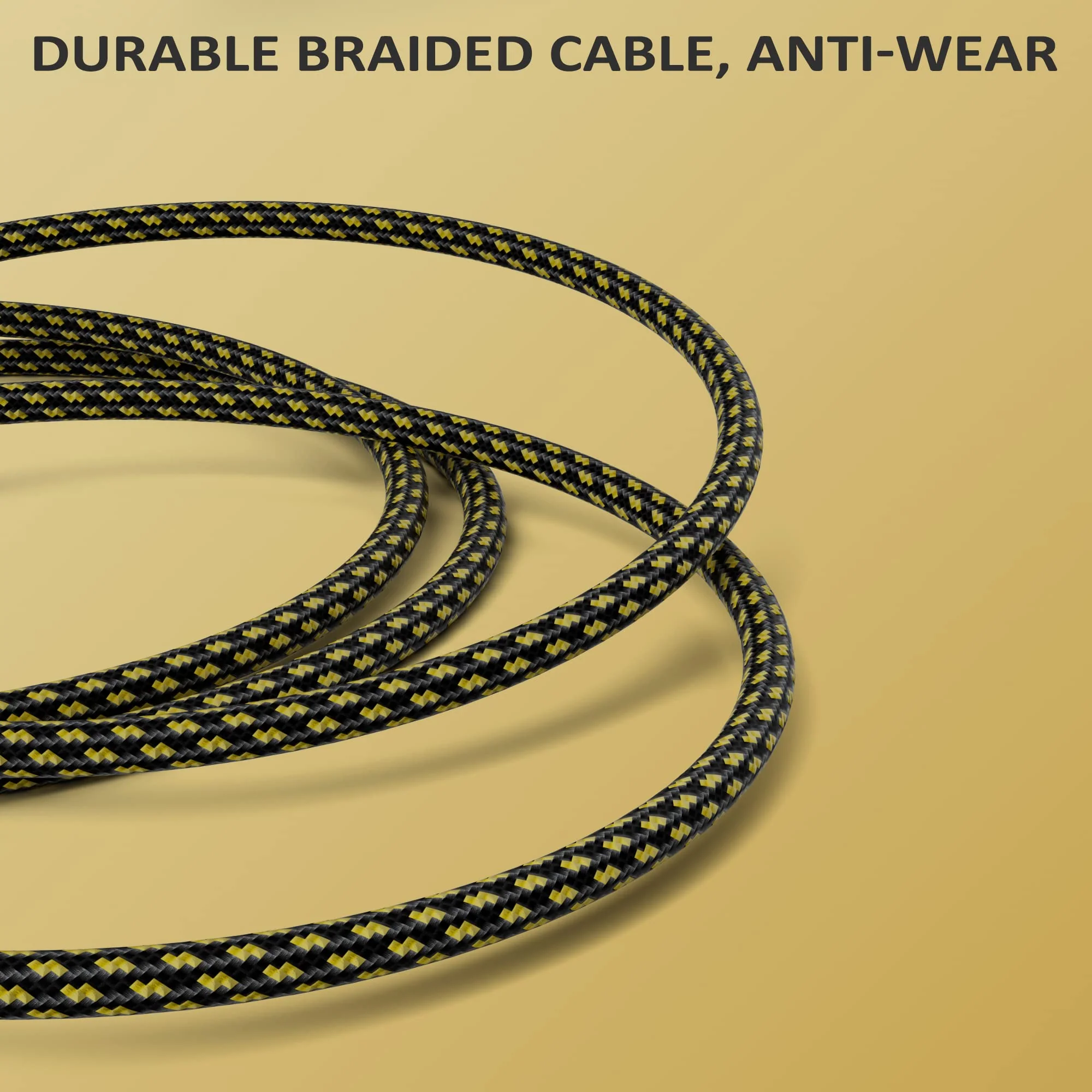 Hi-Fi XLR to XLR Microphone Cable 100 Feet, Male to Female Cable, 3 Pin Balanced XLR Cable, 16AWG Silver Plated Copper, Multiple Shield, Nylon Braided Cord for Real HiFi System, Audiophile - Image 4