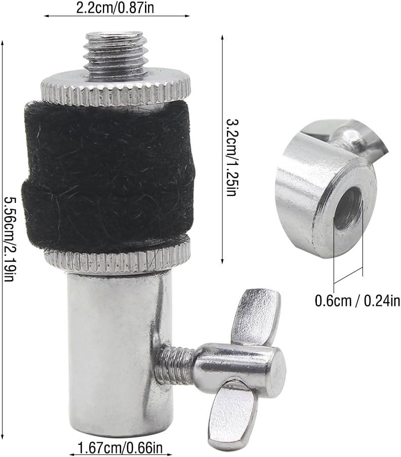 Hi-Hat Clutch and Seat Holder Set for Hi-Hat Jazz Drum Parts Accessories 2Pcs 19mm - Image 4