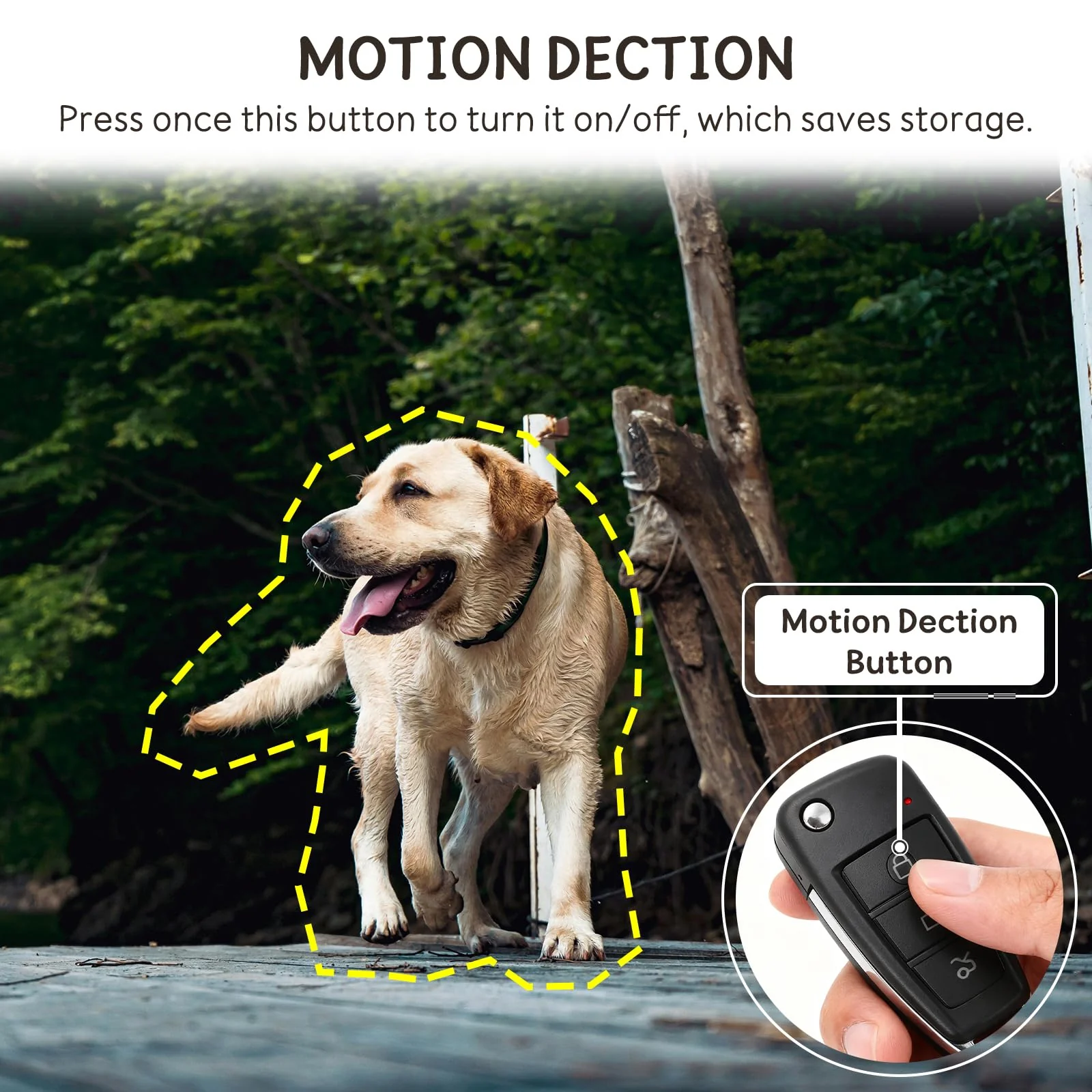 Hidden Camera Body Camera with 32GB SD Card - No WiFi Needed 1080P FHD Portable Spy Nanny Body Cam - Car Key Cameras - No Audio - Image 4