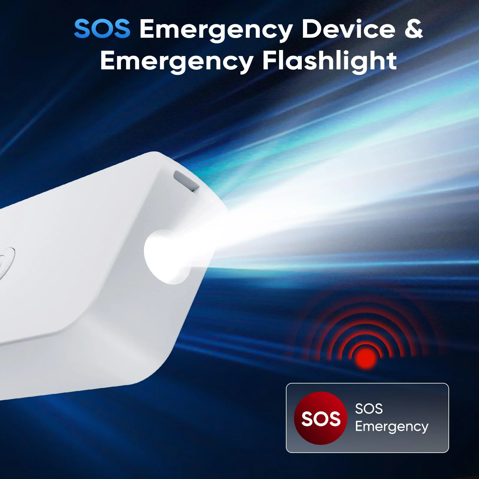 Hidden Camera Detector 2025 Anti-Spy Camera Finder with 5 Levels Sensitivity - GPS Tracker Detector - Bug Finder - Emergency Light for Home, Car, Hotel and Office - White - Image 6