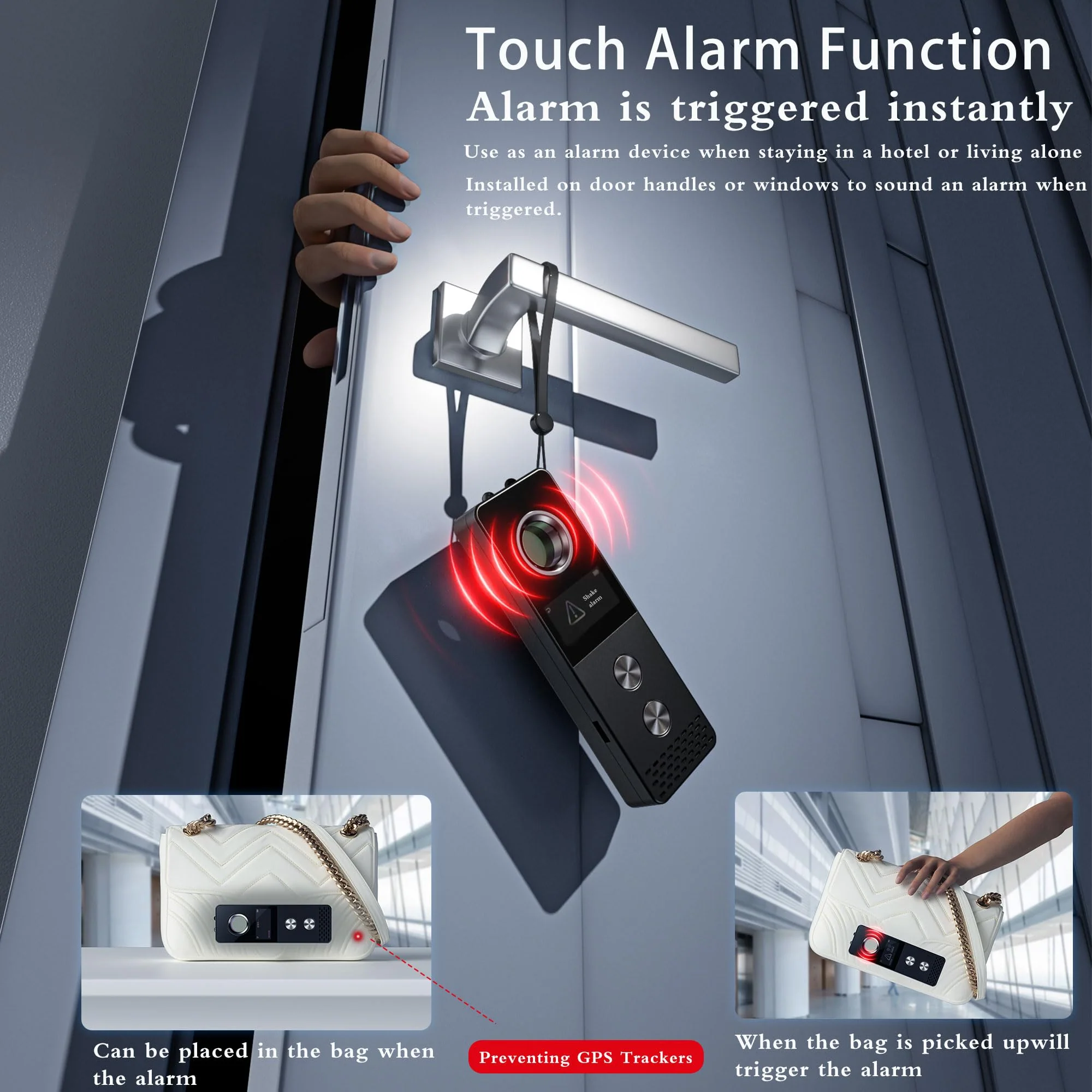 Hidden Camera Detector - RF Bug Detector Device for Privacy Protection | Anti-Spy Finder for Travel & Hotels - Image 6