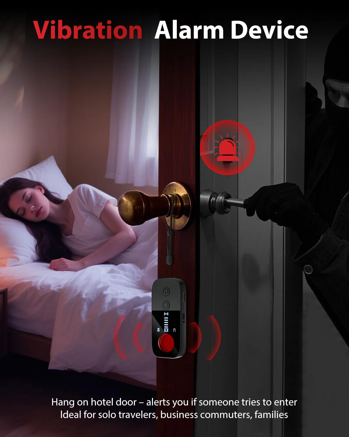 Hidden Camera Detectors & Bug Detector, 2026 Upgraded Spy Camera Finder with 7 Modes | Detects RF Signals & GPS Trackers for Hotel, Office, Bathroom & Car | Portable with 720-Hour Battery Black - Image 6