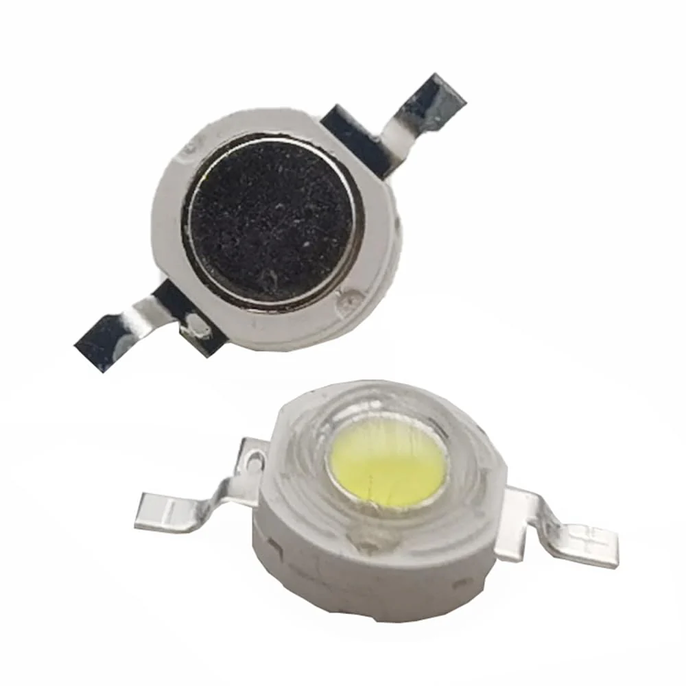 High Power LED Chip 3 W Cool White (30,000 K - 35,000 K, 560 mA - 700 mA Connection DC 3 V - 3.4 V to 3 Watt) Super Bright Intensity SMD COB Light Emitter Components Diode 3 W Bulb Lamp Beads DIY Cool White 30,000 K - Image 2