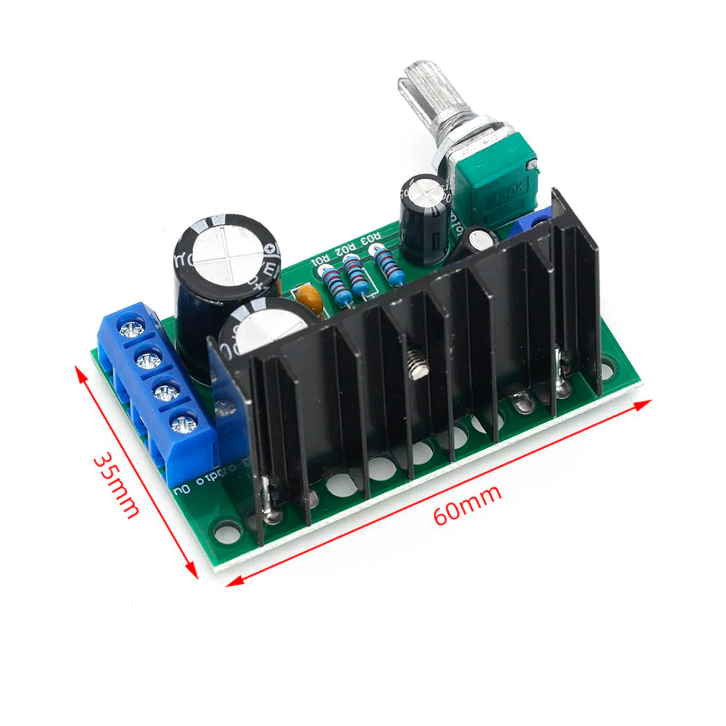 HiLetgo 2pcs TDA2050 Mono Audio Amplifier Module Digital Mono Amplifier Board AMP DC/AC 5-24V Output 5W-120W for Speaker - Image 5