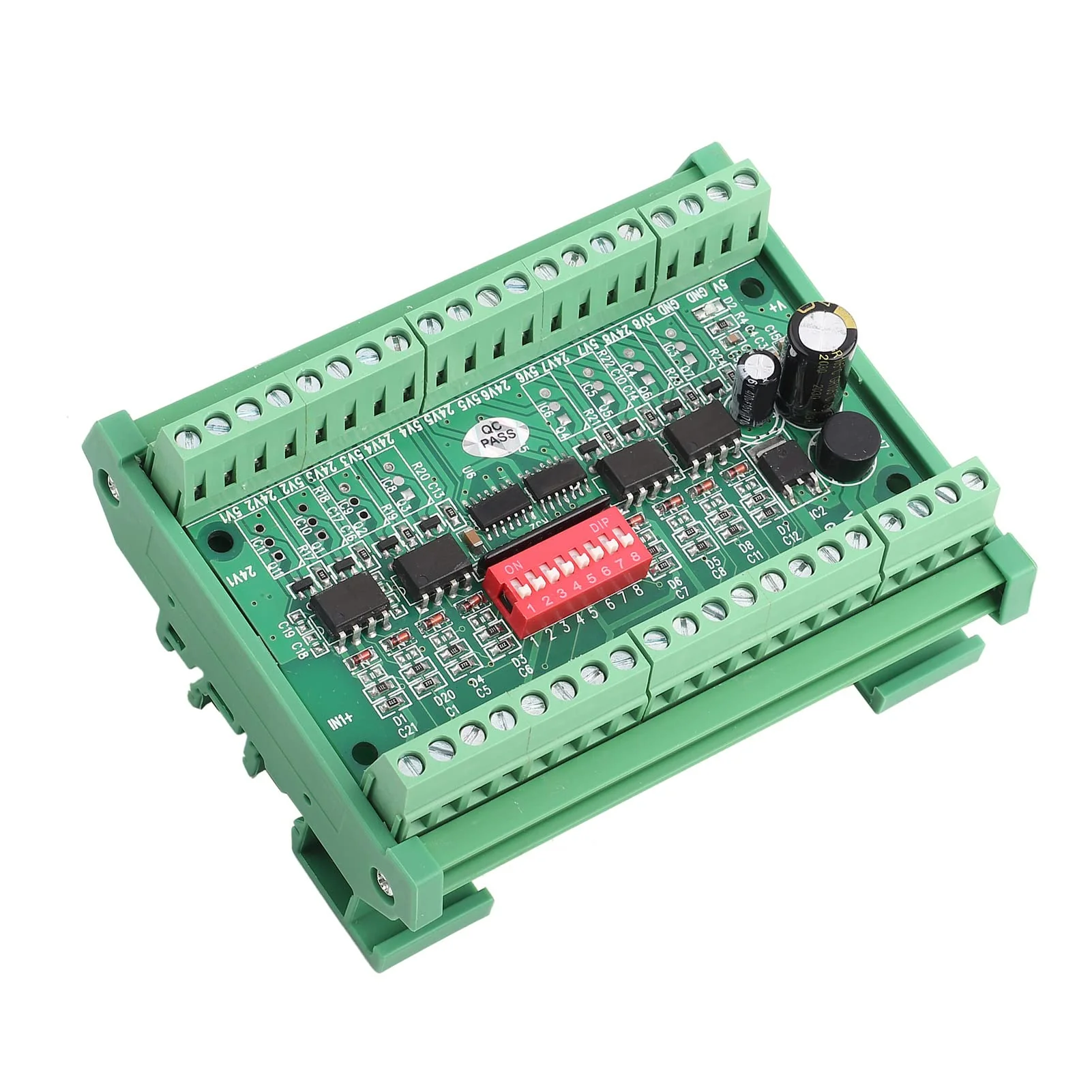 Hilitand 10MHz 8 Channel NPN/PNP to NPN 5V/24V Rectangular Signal Conversion Level Converter Module - Image 6