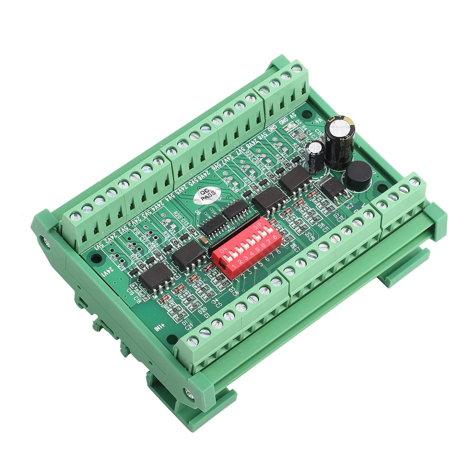 Hilitand 10MHz 8 Channel NPN/PNP to NPN 5V/24V Rectangular Signal Conversion Level Converter Module - Image 7