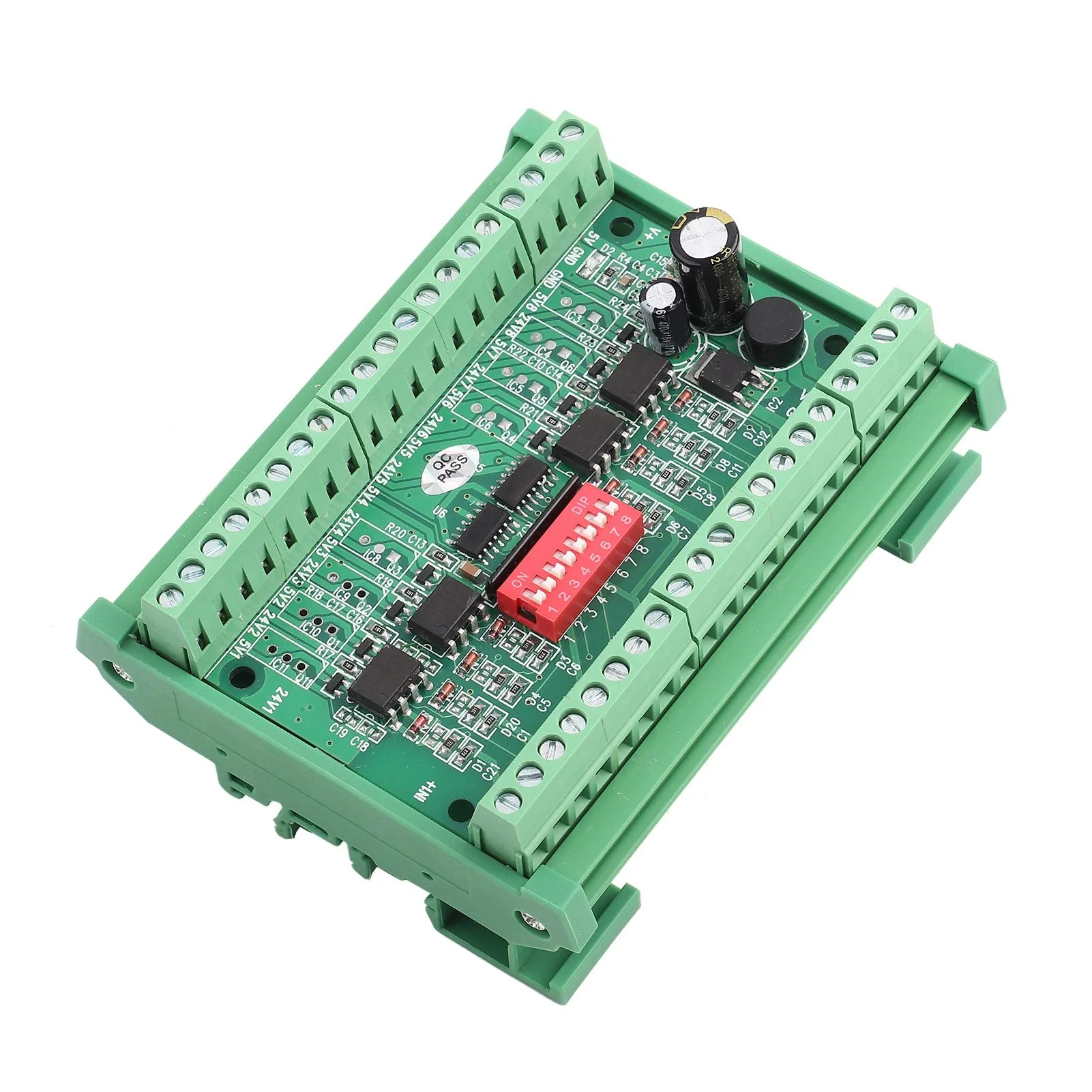 Hilitand 10MHz 8 Channel NPN/PNP to NPN 5V/24V Rectangular Signal Conversion Level Converter Module - Image 8