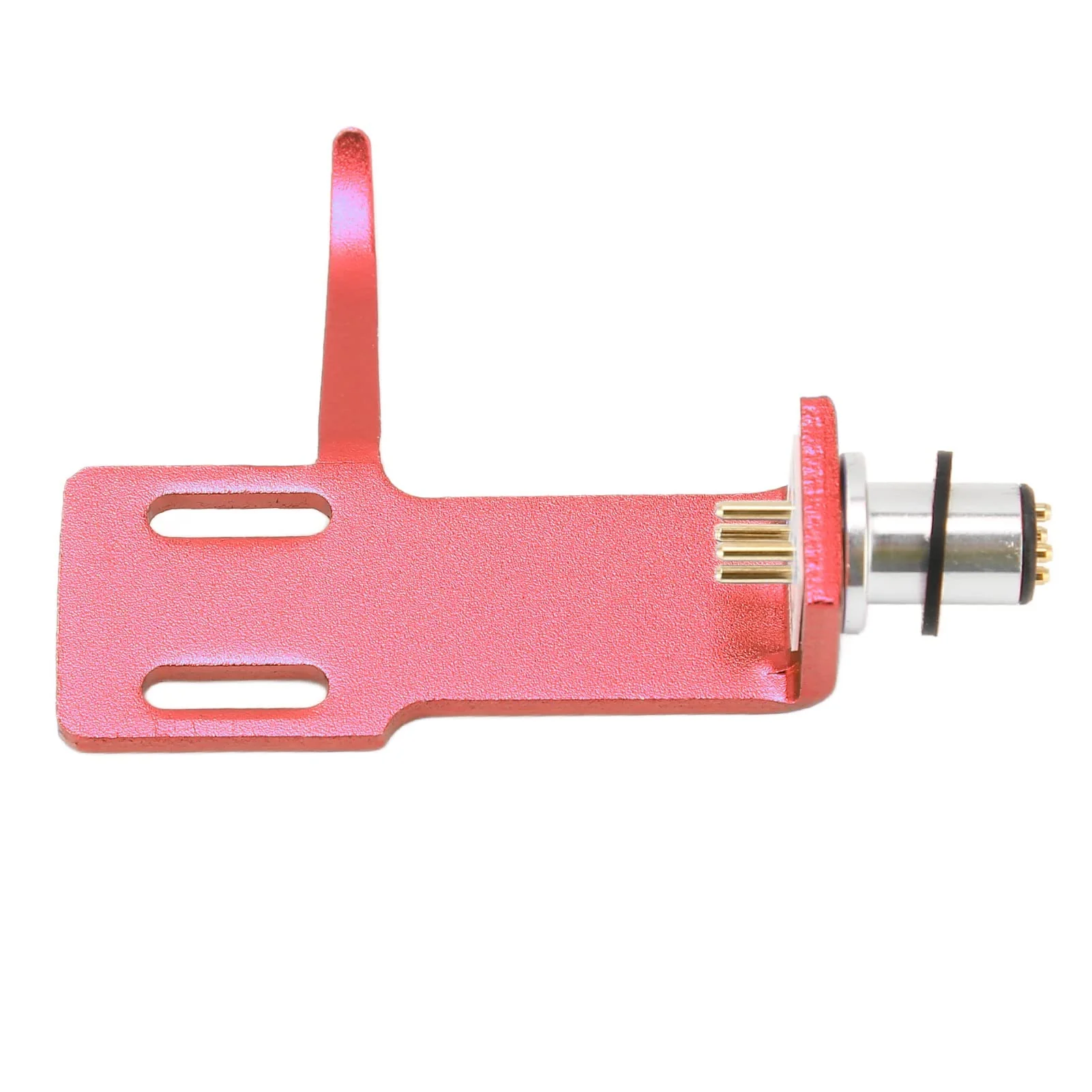 Hilitand Universal Phonograph Head Shell,Phonograph Turntable Headshell,Aluminum Alloy Headshell Cartridge Keeper, Stand Stand,for Record Players (red) - Image 3