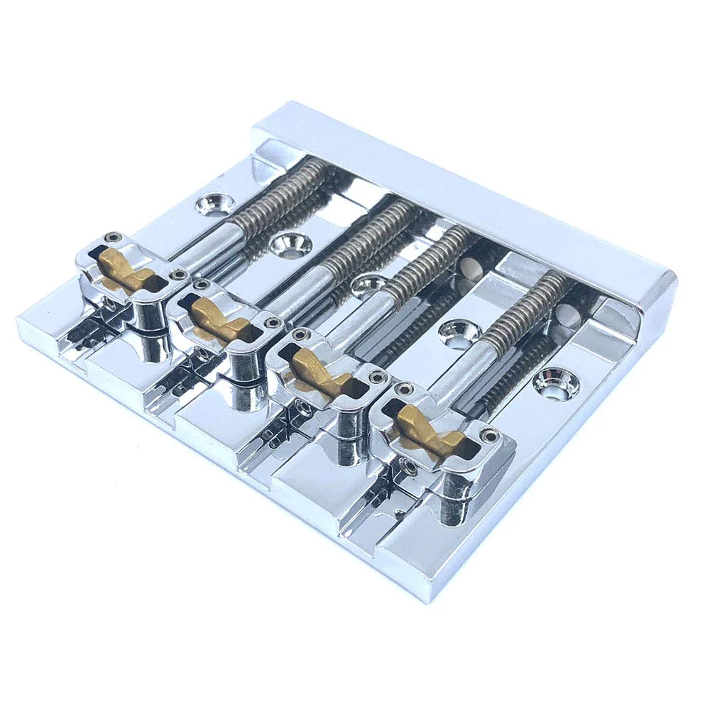 Hipshot KickAss High-mass Bass Bridge for 5-bolt Fender, Black - Image 3