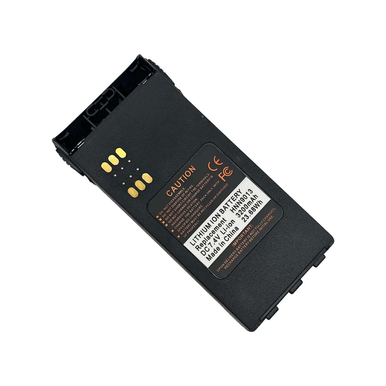 HNN9013D HNN9013 7.4V 3200mAh Li-ion Battery for Radio HT1250 HT750 HT1550 HT1225 GP328 GP340 GP360 GP380 GP640 GP680 GP1280 PR860 MTX850LS MTX9250 PRO5150 PRO7150 Walkie Talkie with Belt Clip - Image 3