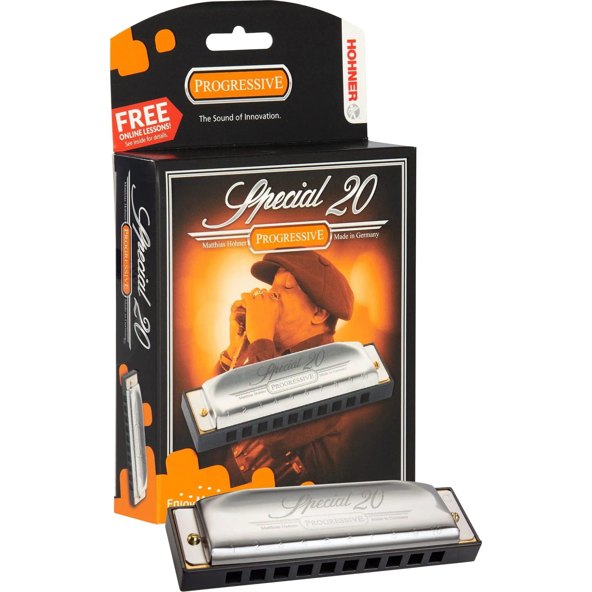 Hohner Accordions Hohner Harmonica 560PBX Special 20 Harmonica, Key of B, Stainless steel (560PBX-Bn) - Image 2