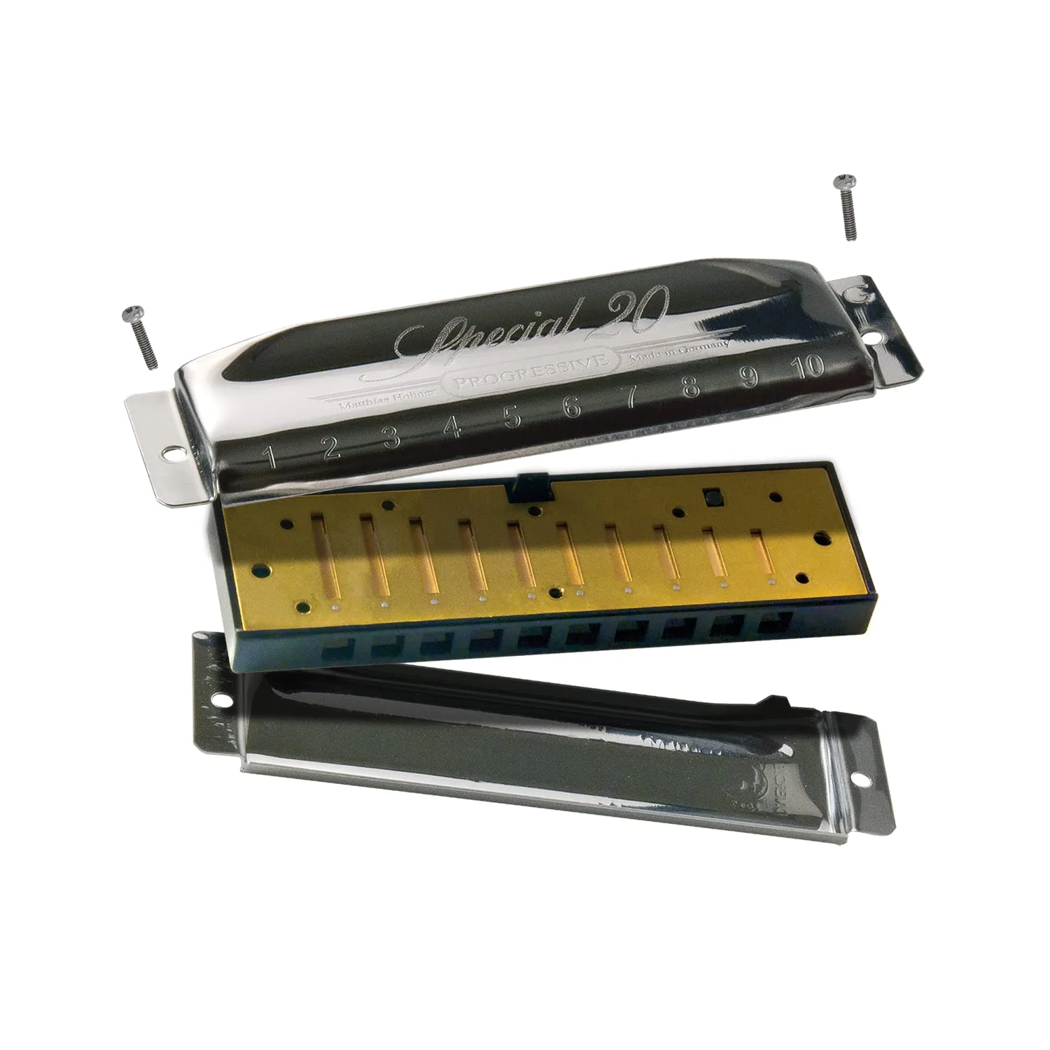 Hohner Accordions Hohner Harmonica 560PBX Special 20 Harmonica, Key of B, Stainless steel (560PBX-Bn) - Image 6